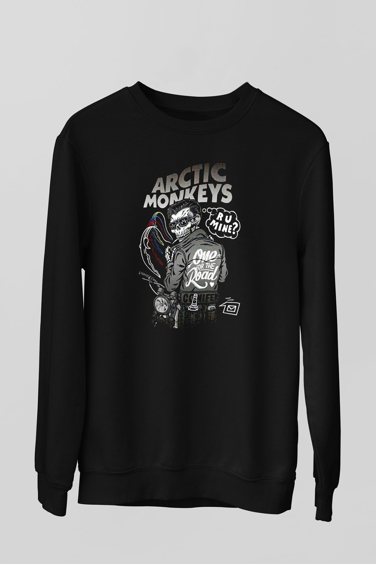 Arctic Monkeys One For The Road Siyah Unisex Sweatshirt