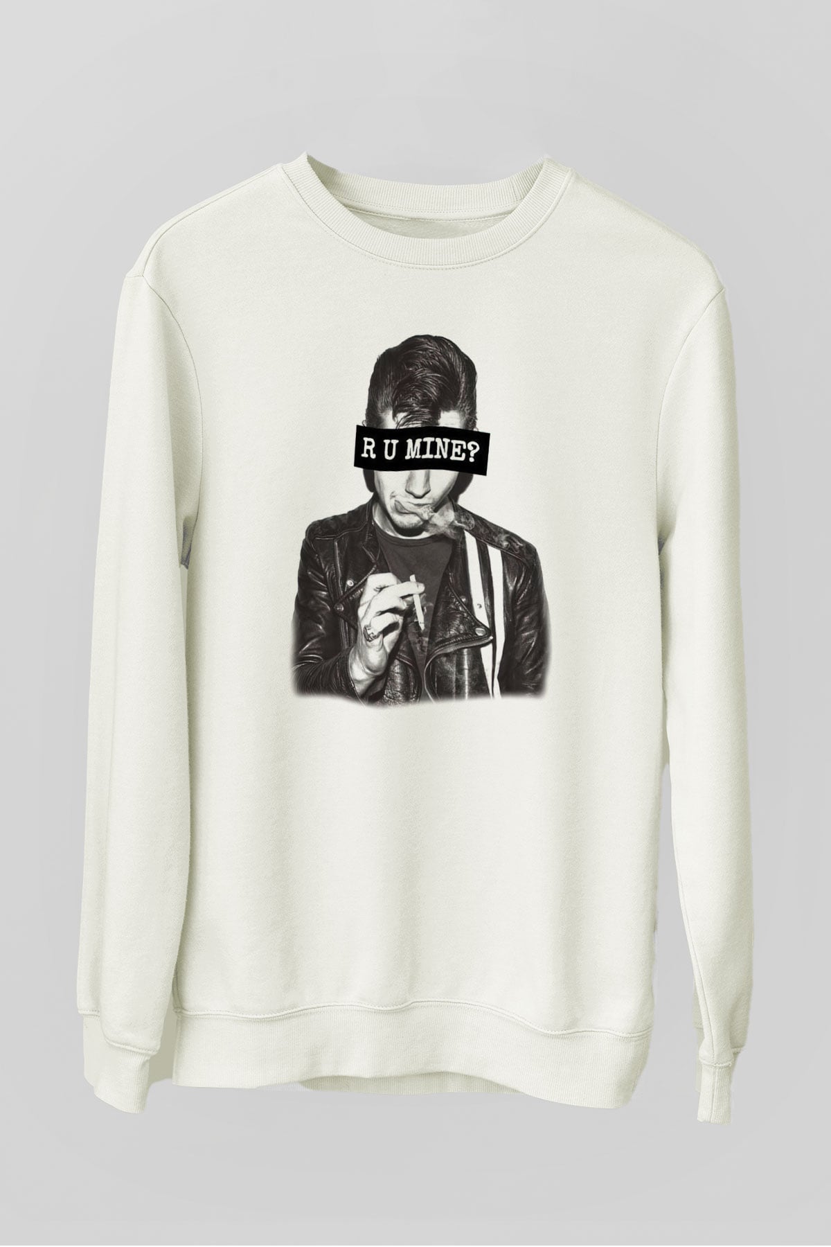 Arctic Monkeys R U Mine Anticipation Beyaz Unisex Sweatshirt