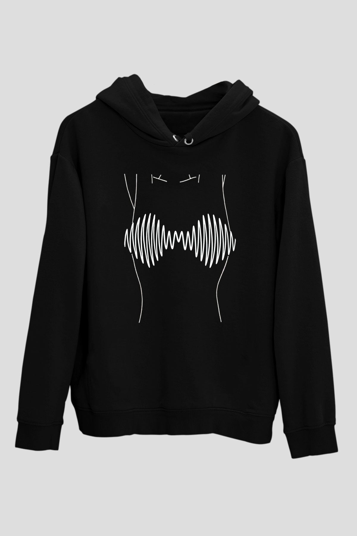 Arctic Monkeys Siyah Unisex Kapüşonlu Sweatshirt