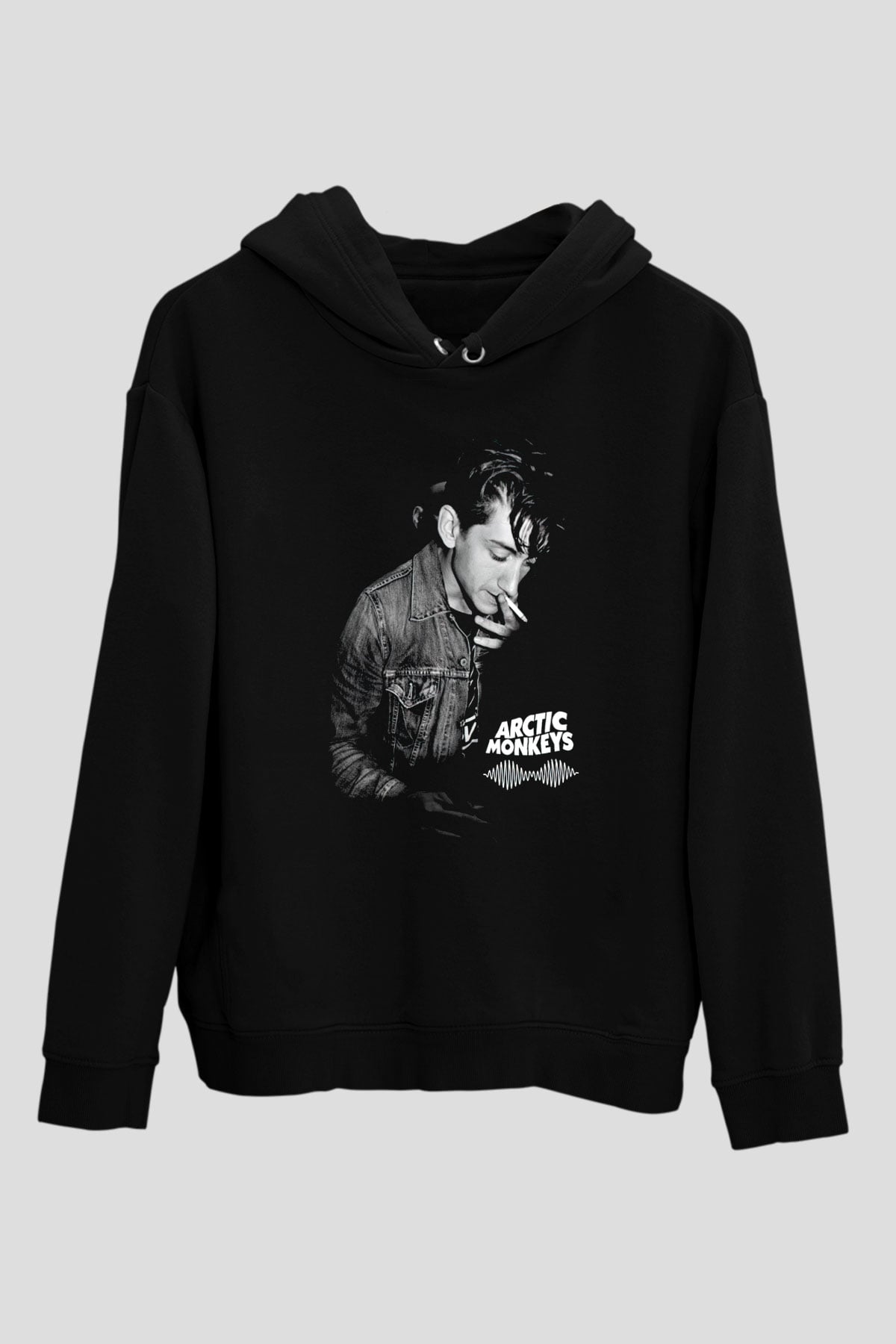 Arctic Monkeys Siyah Unisex Kapüşonlu Sweatshirt