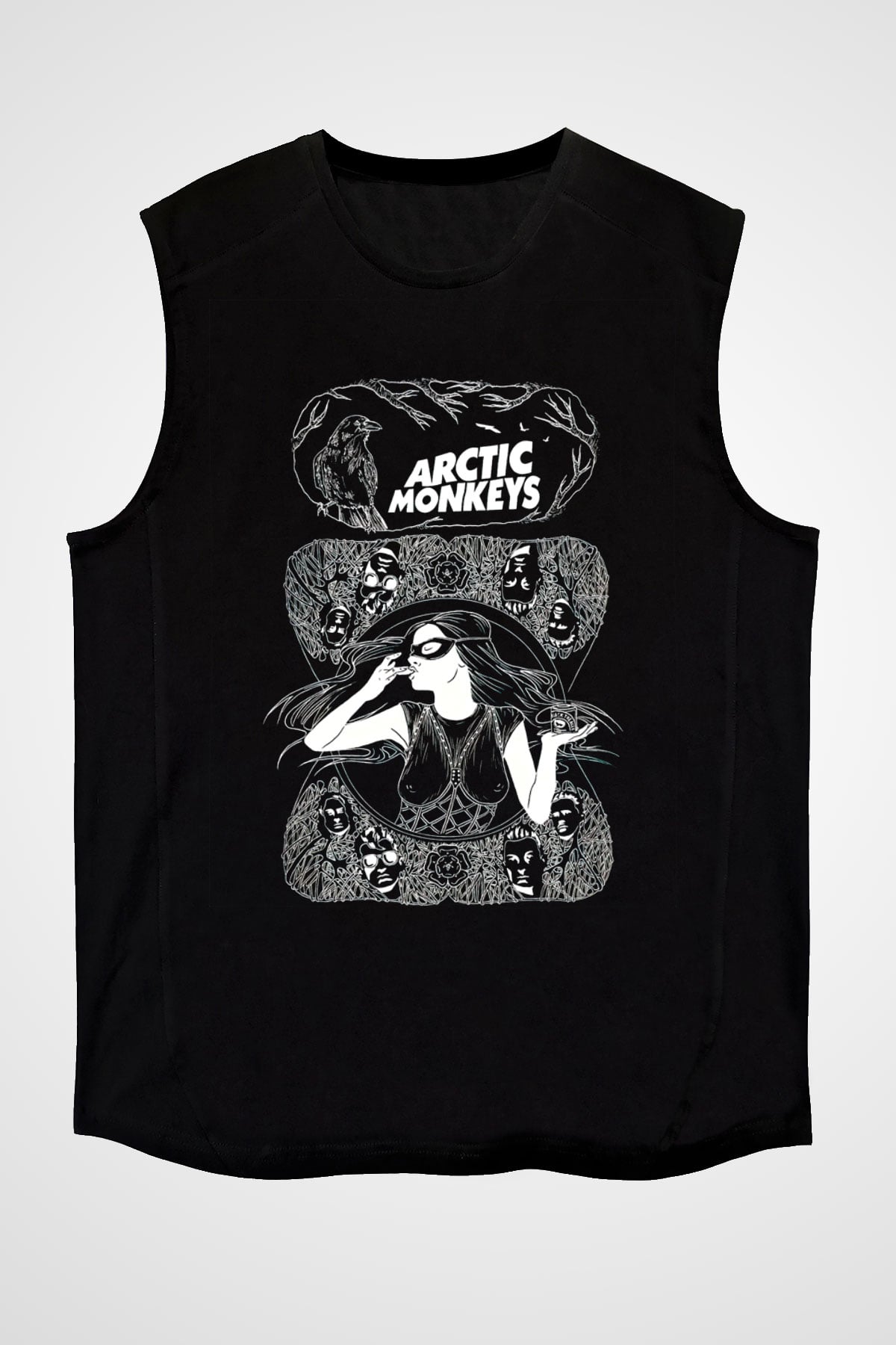 Arctic Monkeys Siyah Unisex Kolsuz Tişört