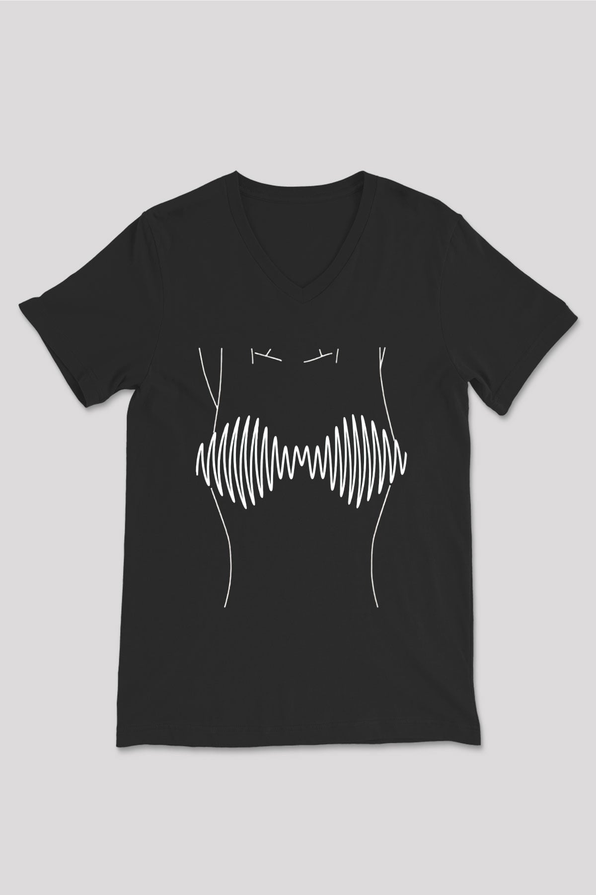 Arctic Monkeys Siyah Unisex V Yaka Tişört