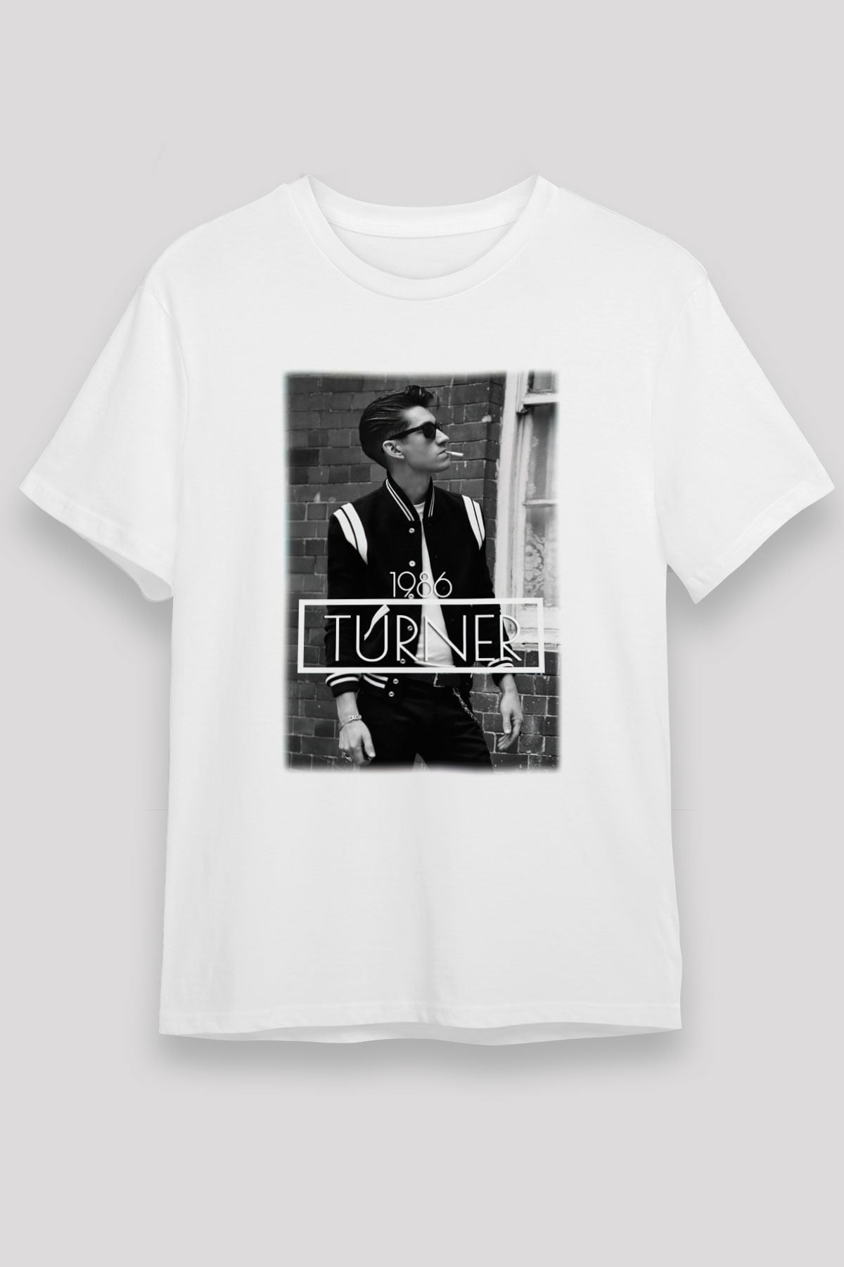 Arctic Monkeys Turner Beyaz Unisex Tişört T-Shirt - TişörtFabrikası