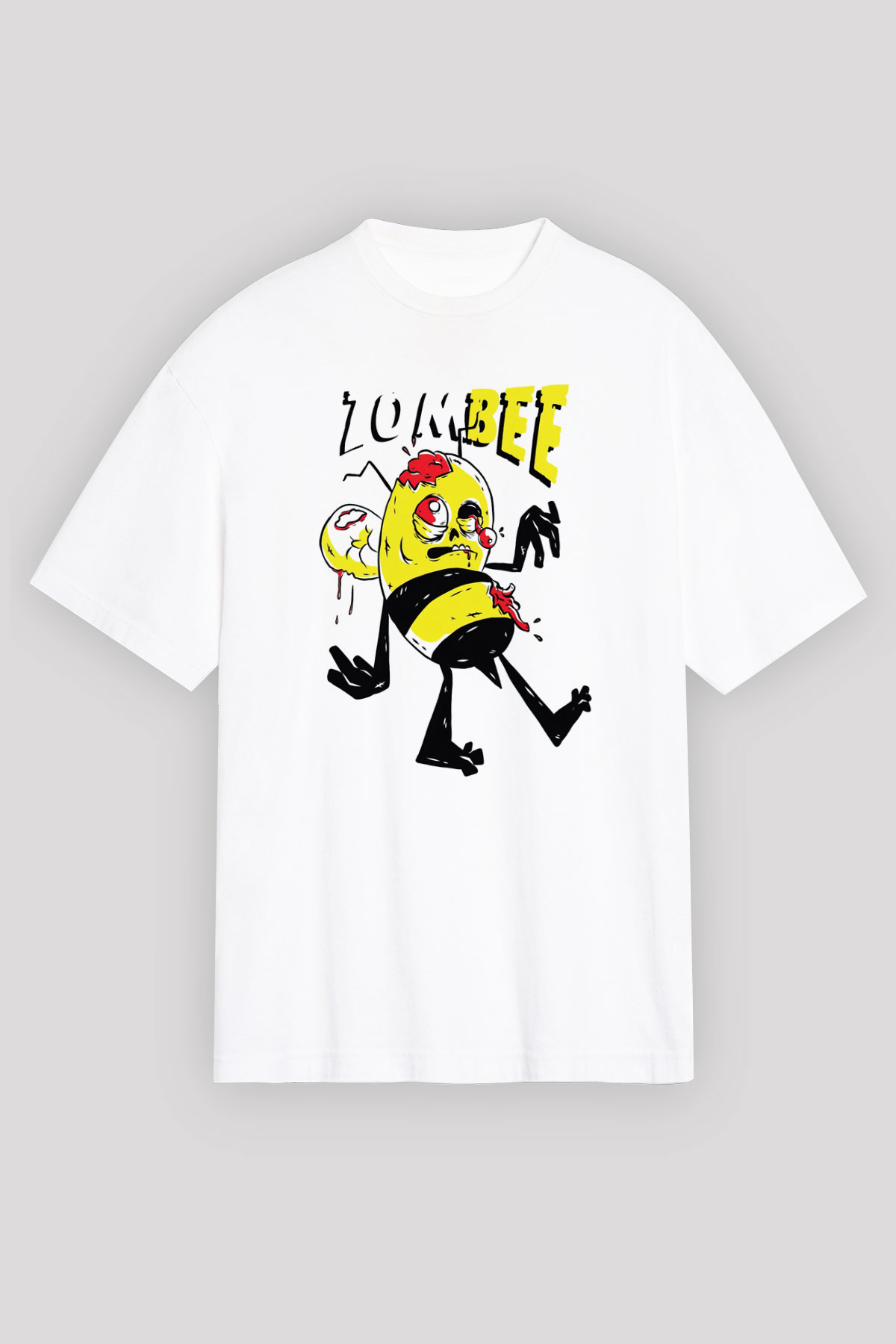 Arıcı Beyaz Unisex Tişört T-Shirt - TişörtFabrikası