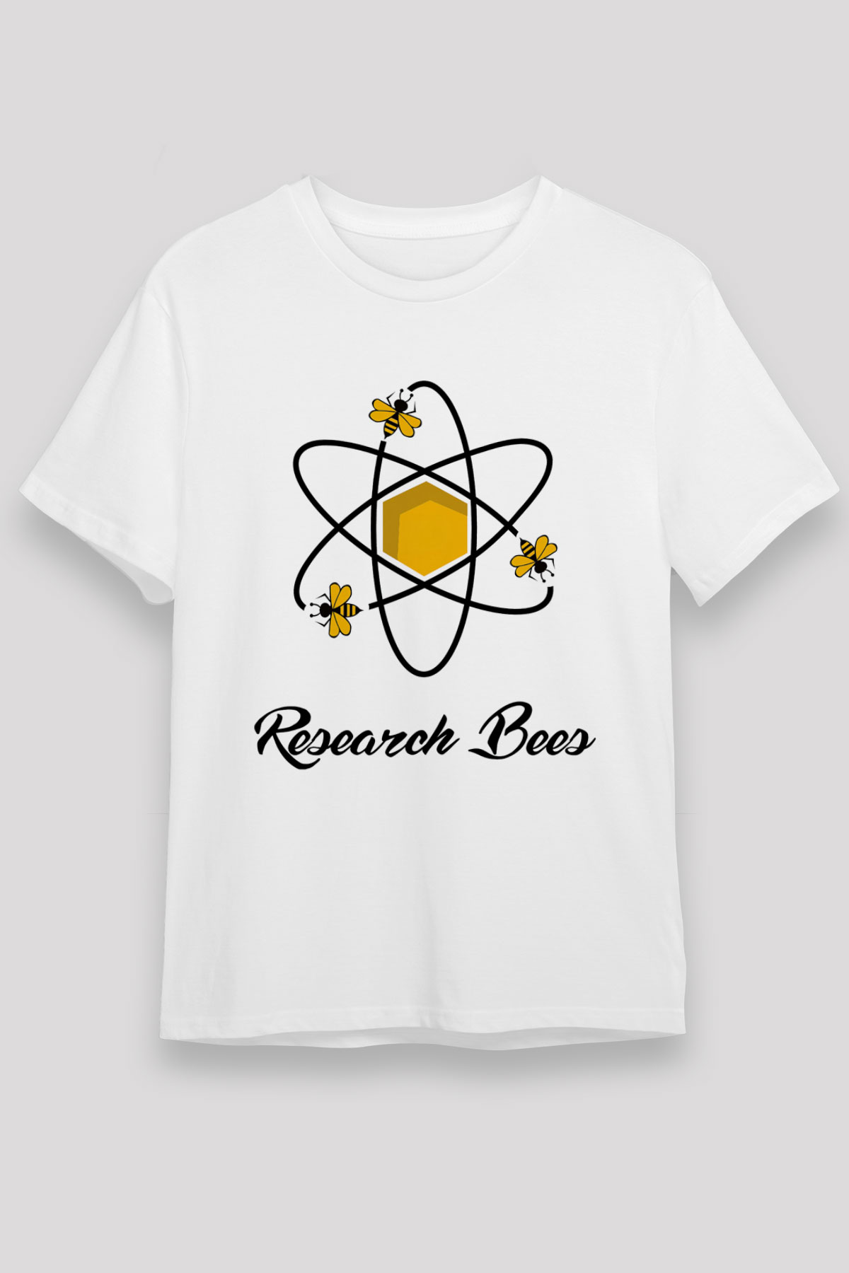 Arıcı Beyaz Unisex Tişört T-Shirt - TişörtFabrikası