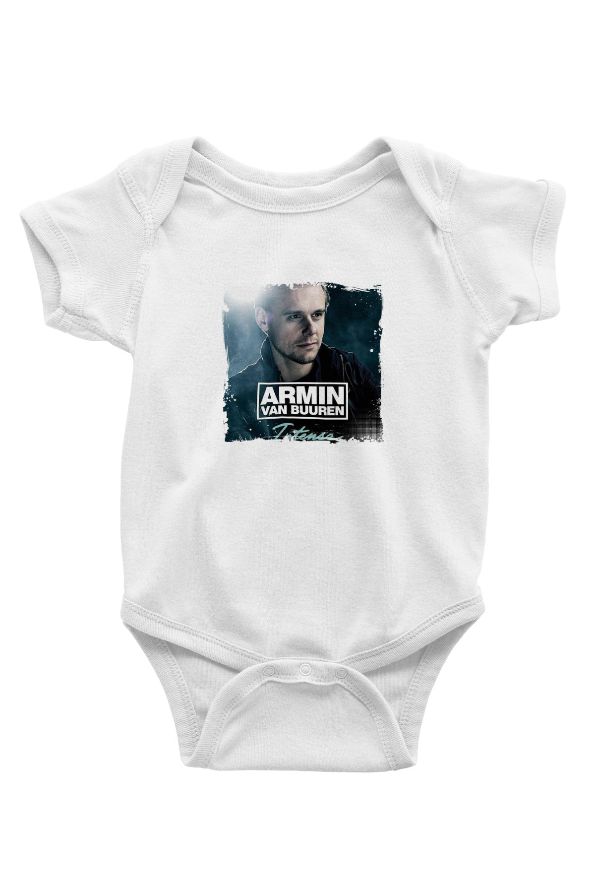 Armin Van Buuren Baskılı Beyaz Bebek Body - Zıbın