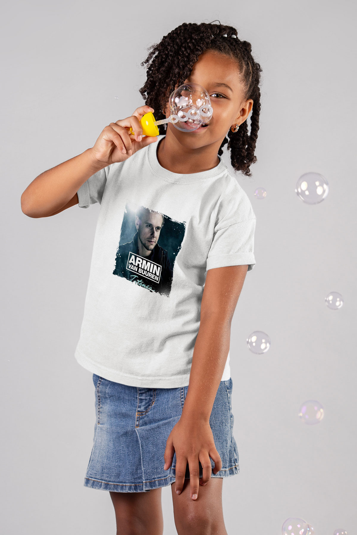Armin Van Buuren Baskılı Beyaz Çocuk Tişört