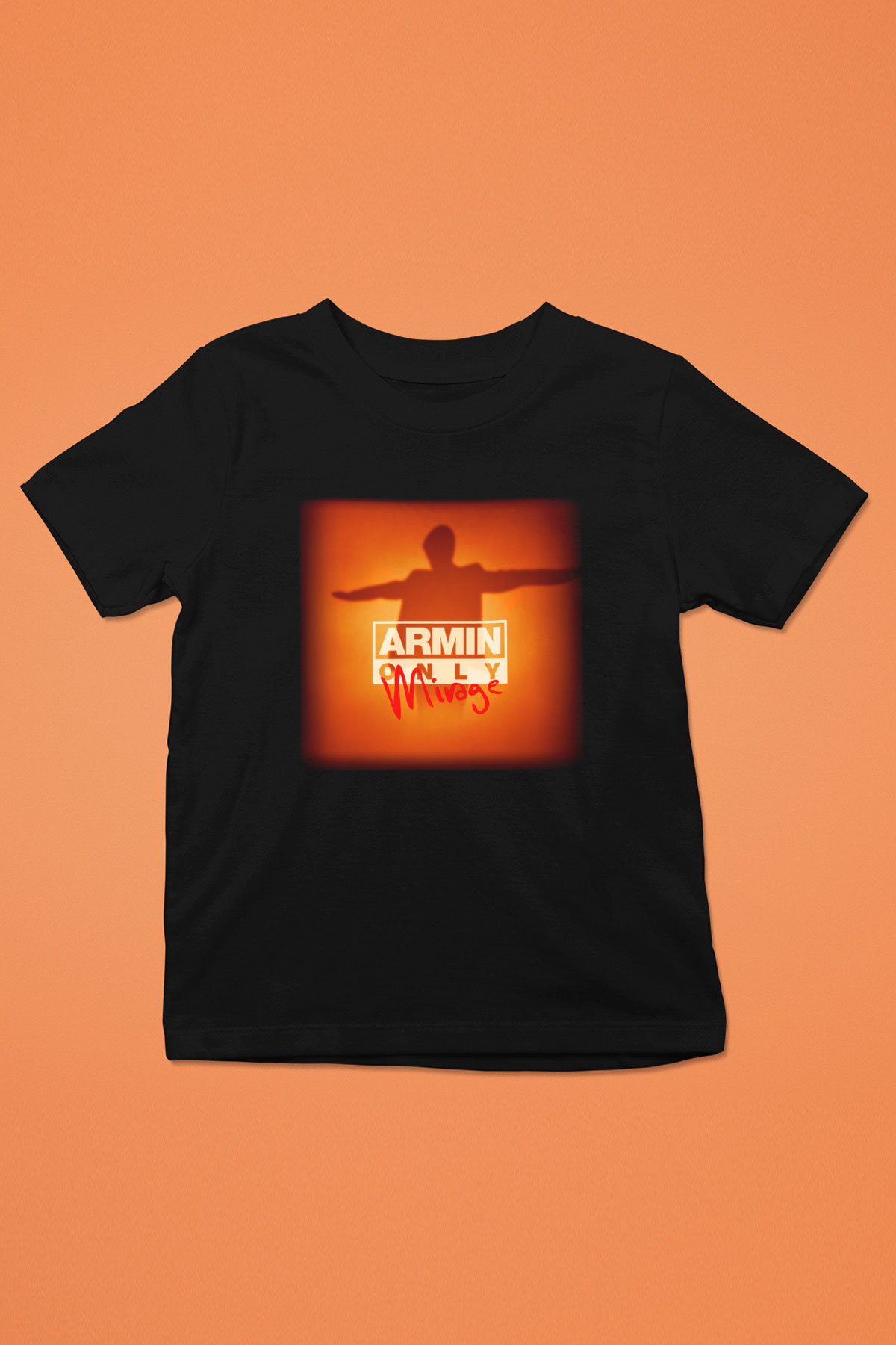 Armin Van Buuren Baskılı Siyah Unisex Çocuk Tişört