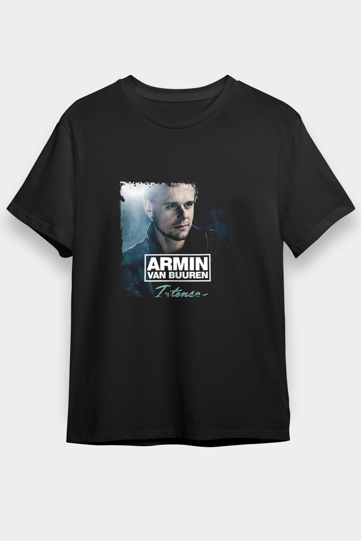 Armin Van Buuren Baskılı Unisex Siyah Tişört