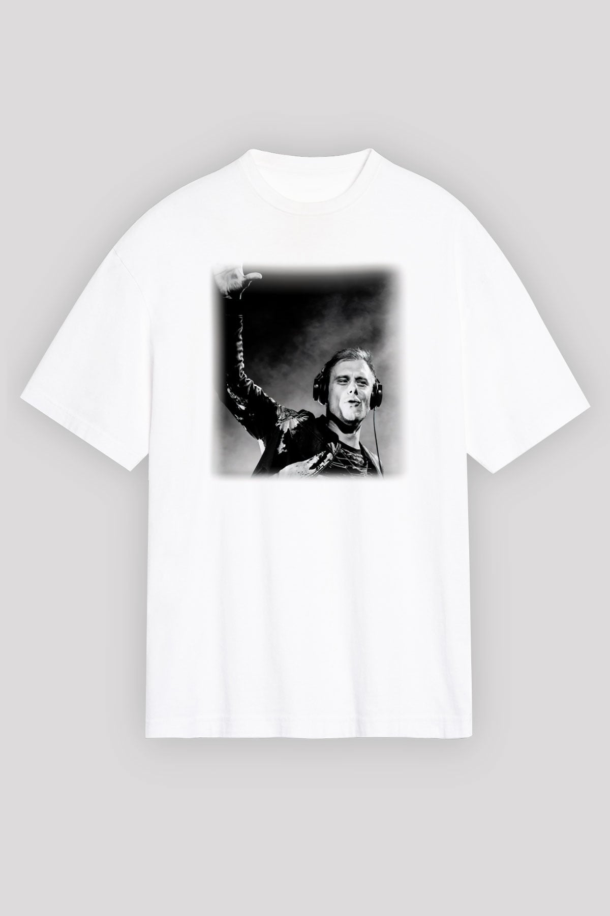 Armin Van Buuren Beyaz Unisex Oversize Tişört T-Shirt