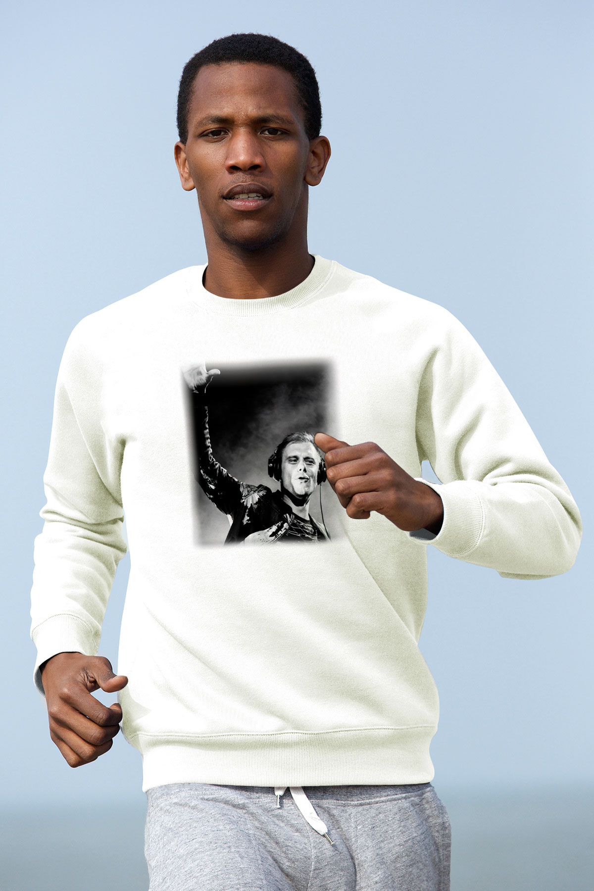 Armin Van Buuren Beyaz Unisex Sweatshirt