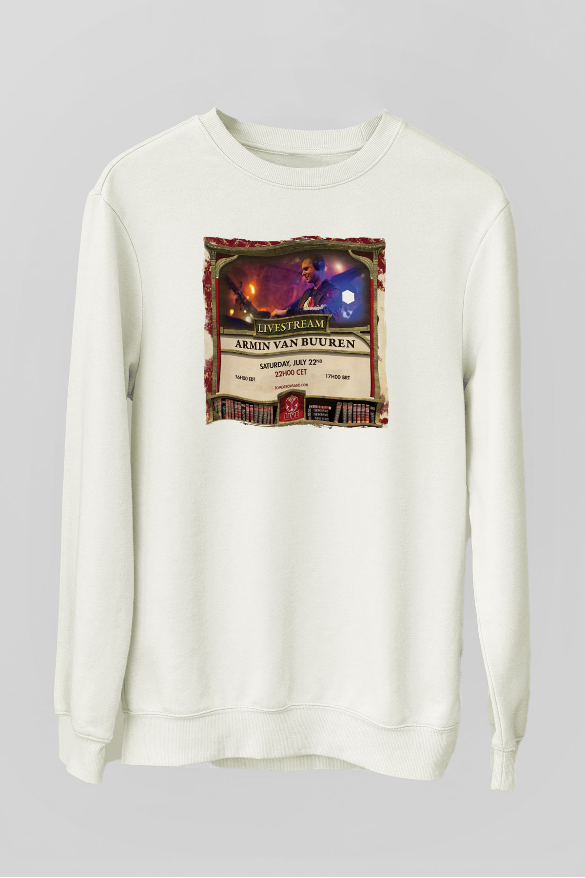 Armin Van Buuren Beyaz Unisex Sweatshirt
