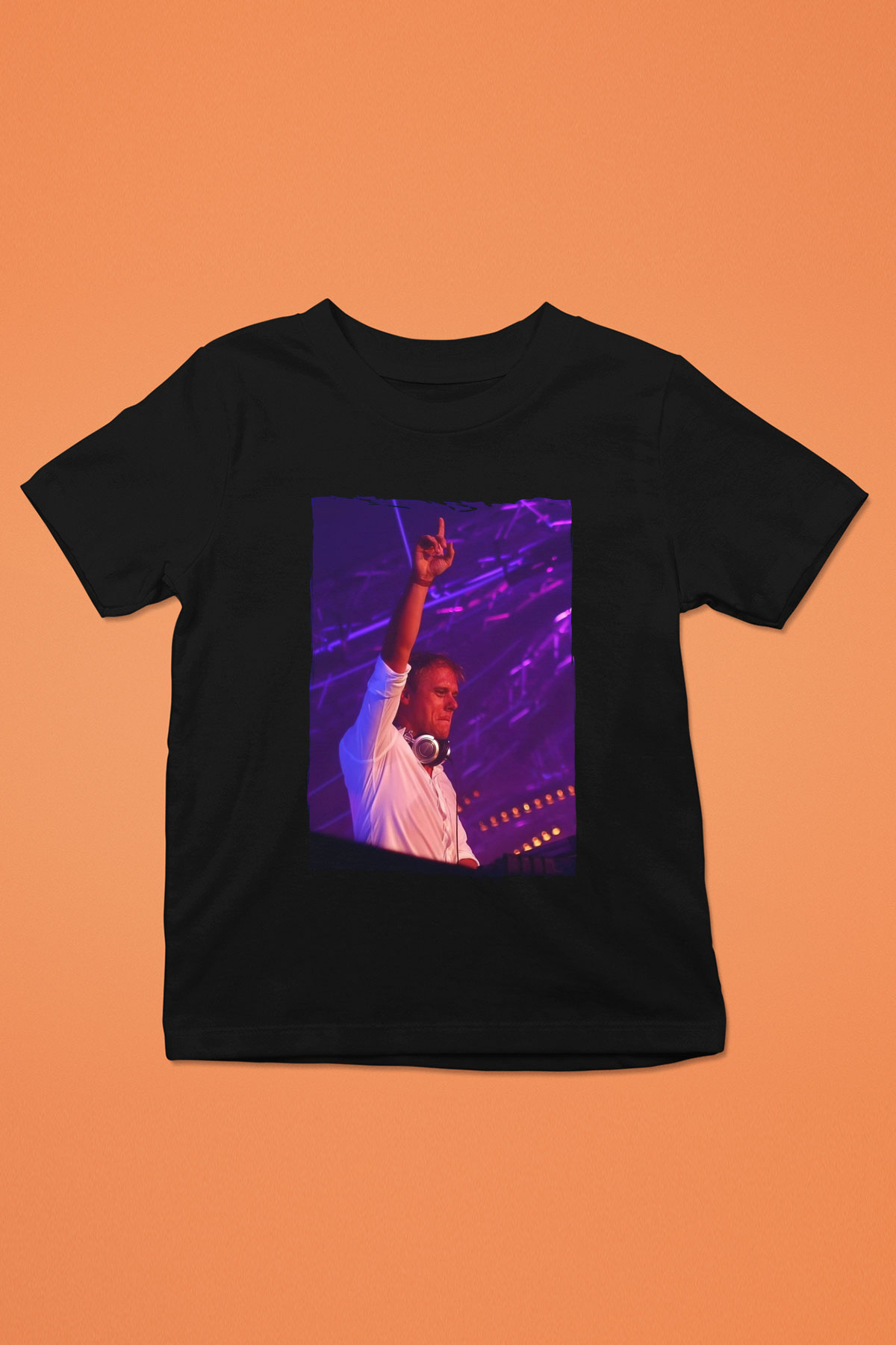 Armin Van Buuren Siyah Unisex Çocuk Tişört