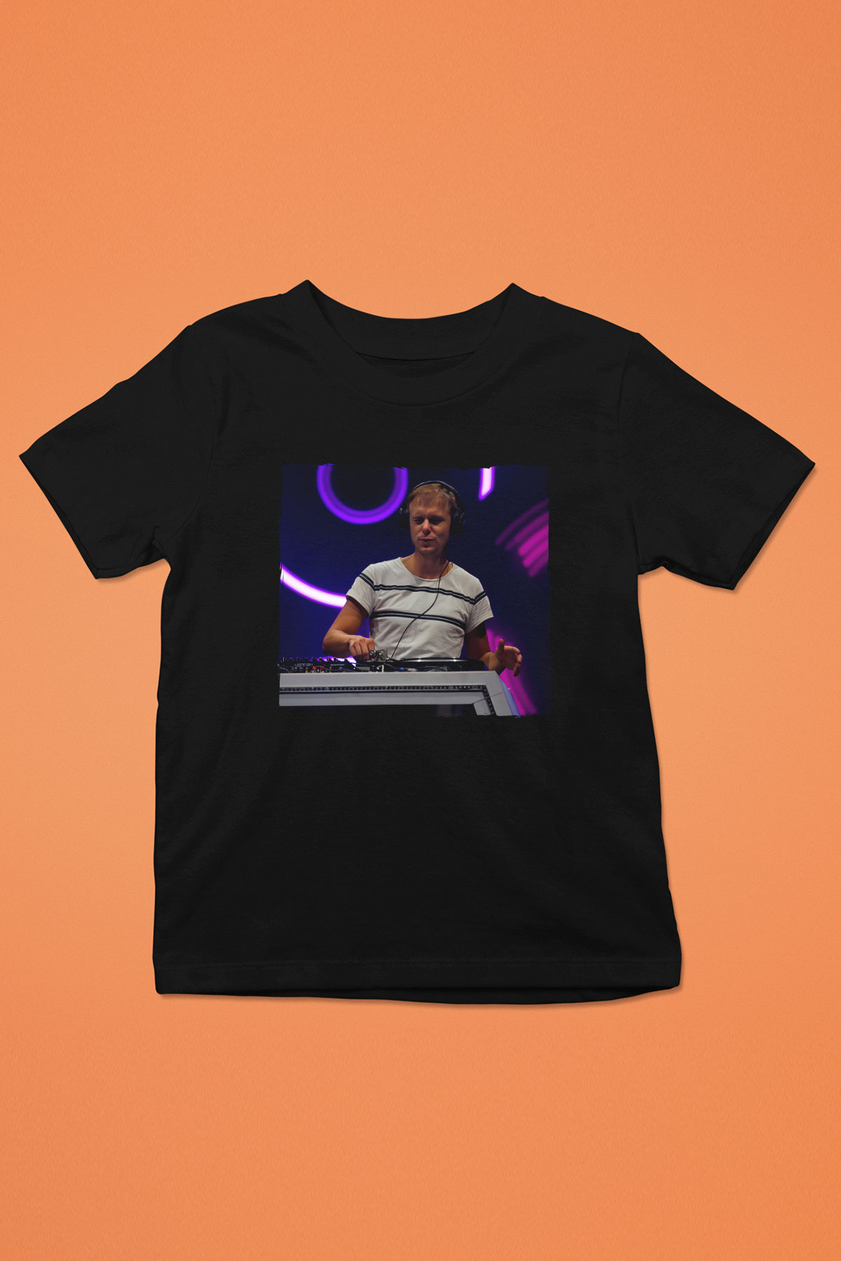 Armin Van Buuren Siyah Unisex Çocuk Tişört