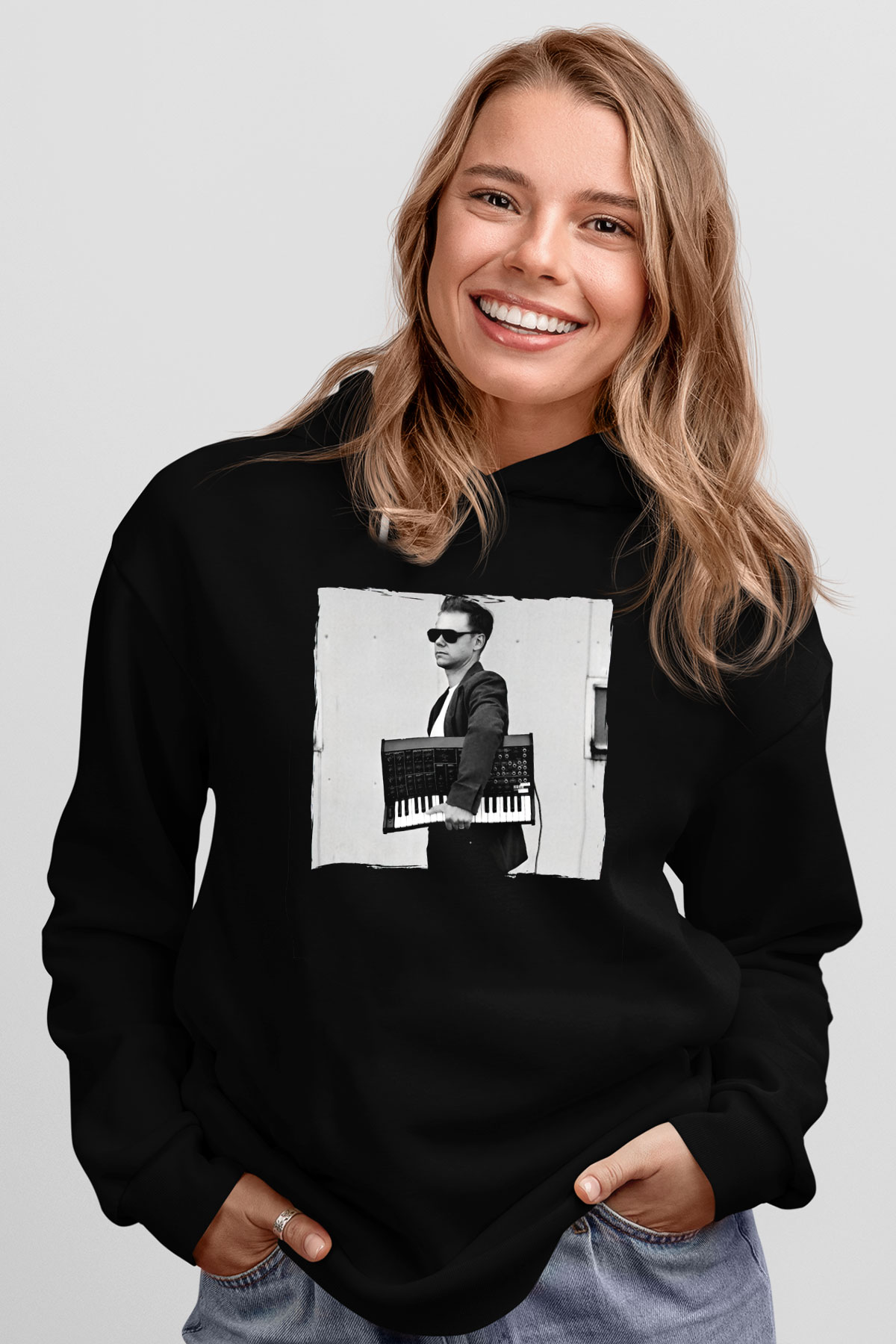 Armin Van Buuren Siyah Unisex Kapüşonlu Sweatshirt