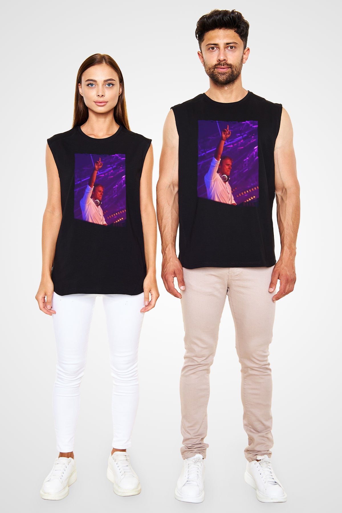 Armin Van Buuren Siyah Unisex Kolsuz Tişört