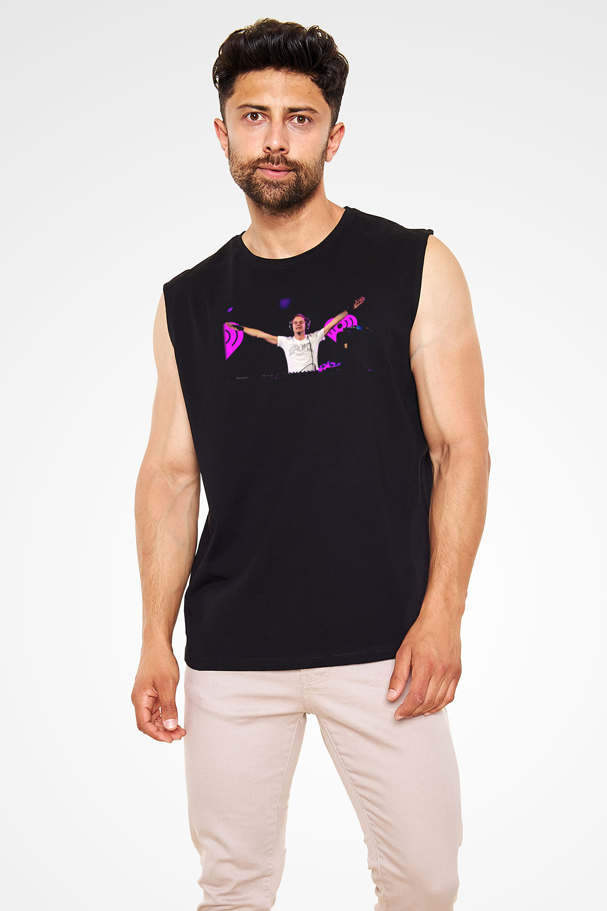 Armin Van Buuren Siyah Unisex Kolsuz Tişört