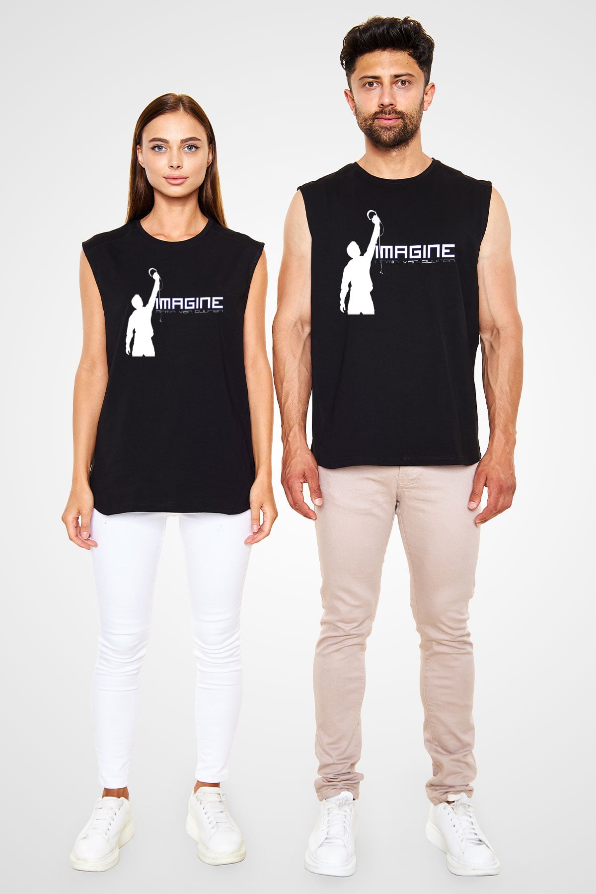Armin Van Buuren Siyah Unisex Kolsuz Tişört