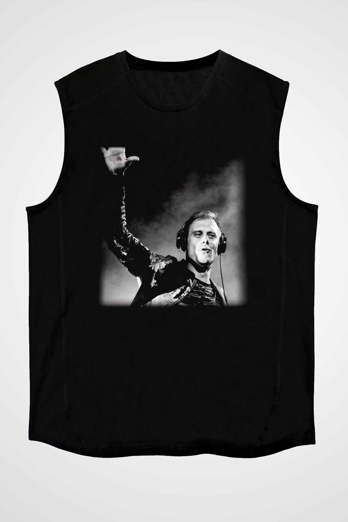 Armin Van Buuren Siyah Unisex Kolsuz Tişört