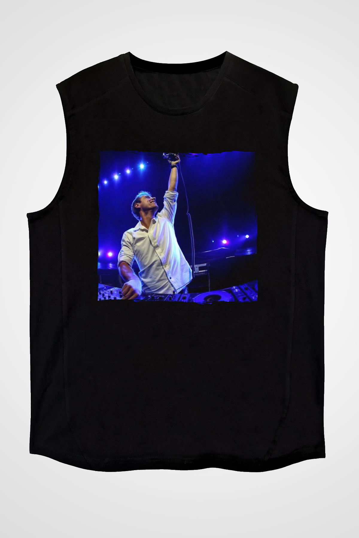 Armin Van Buuren Siyah Unisex Kolsuz Tişört