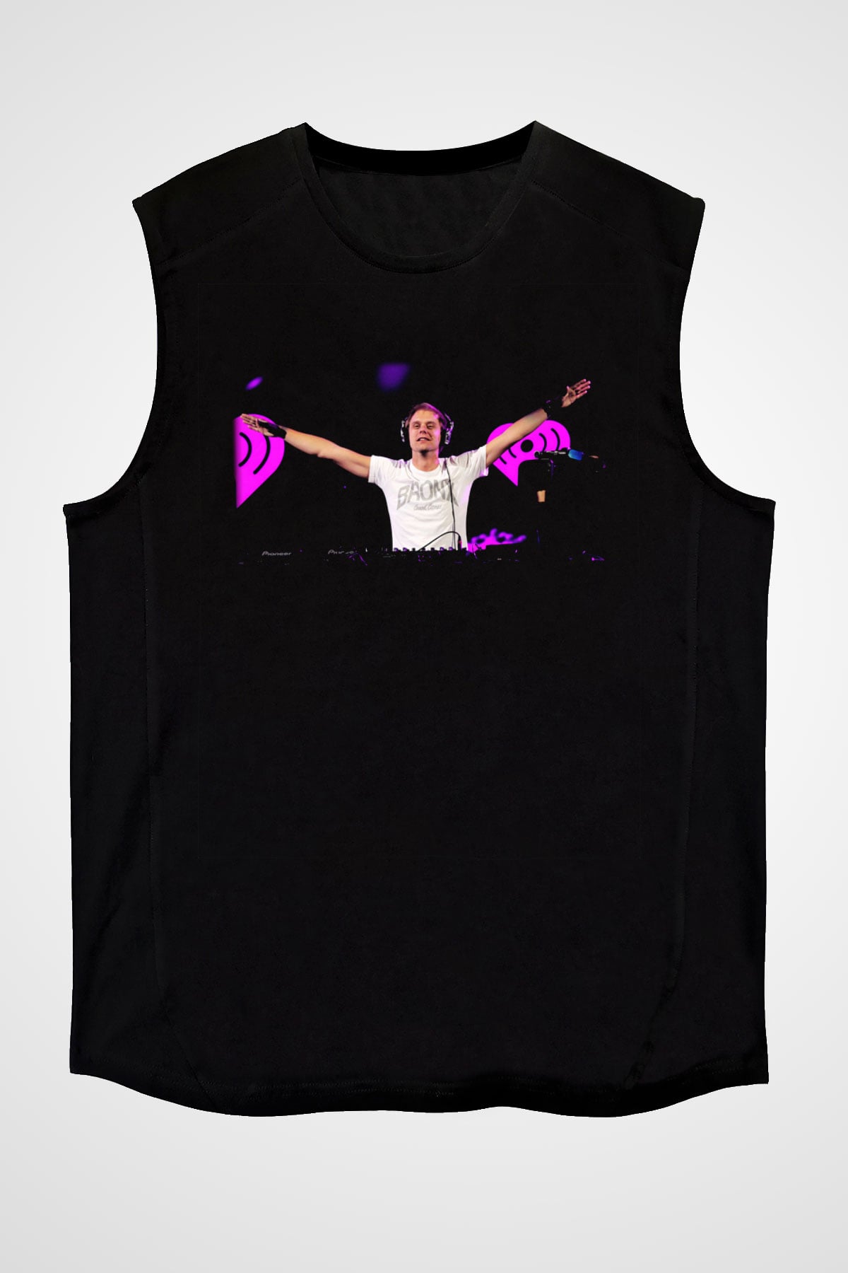Armin Van Buuren Siyah Unisex Kolsuz Tişört