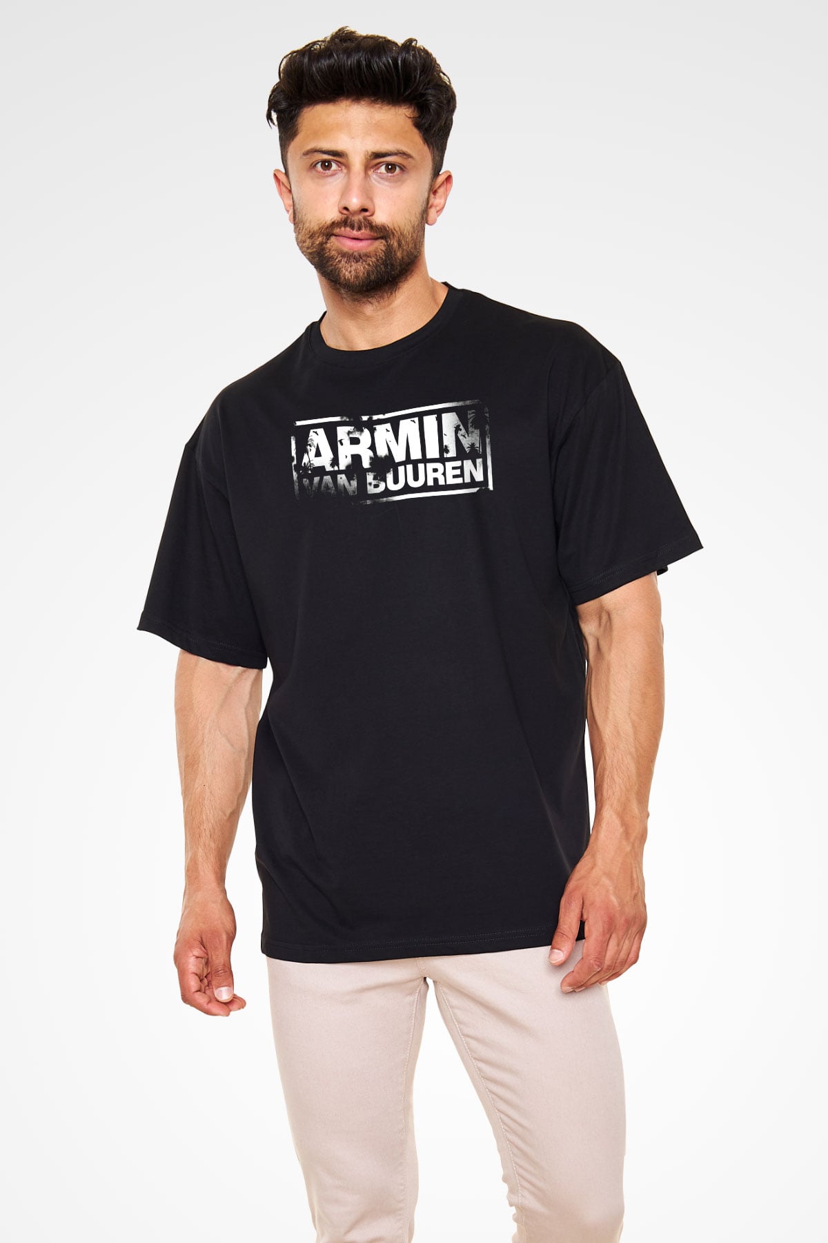 Armin Van Buuren Siyah Unisex Oversize Tişört T-Shirt