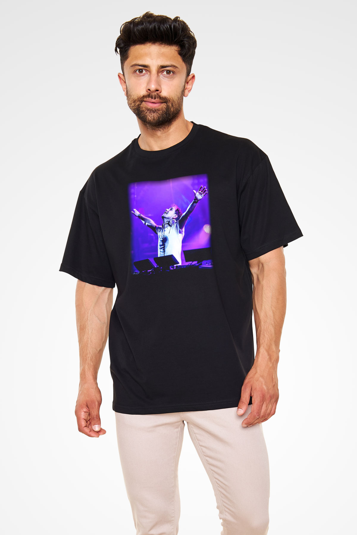Armin Van Buuren Siyah Unisex Oversize Tişört T-Shirt
