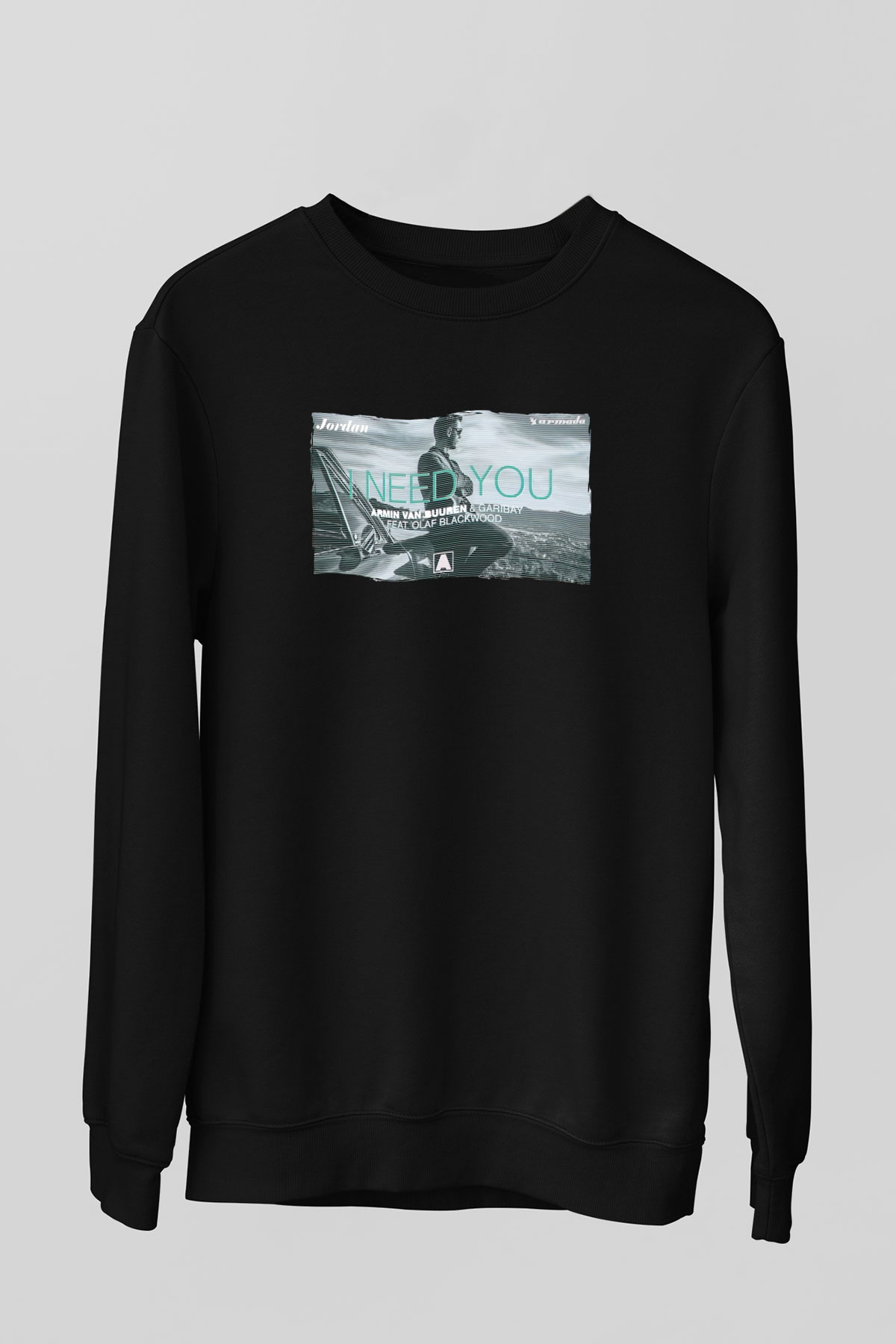 Armin Van Buuren Siyah Unisex Sweatshirt