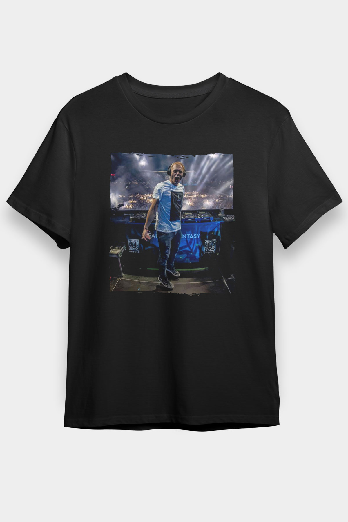 Armin Van Buuren Siyah Unisex Tişört T-Shirt - TişörtFabrikası