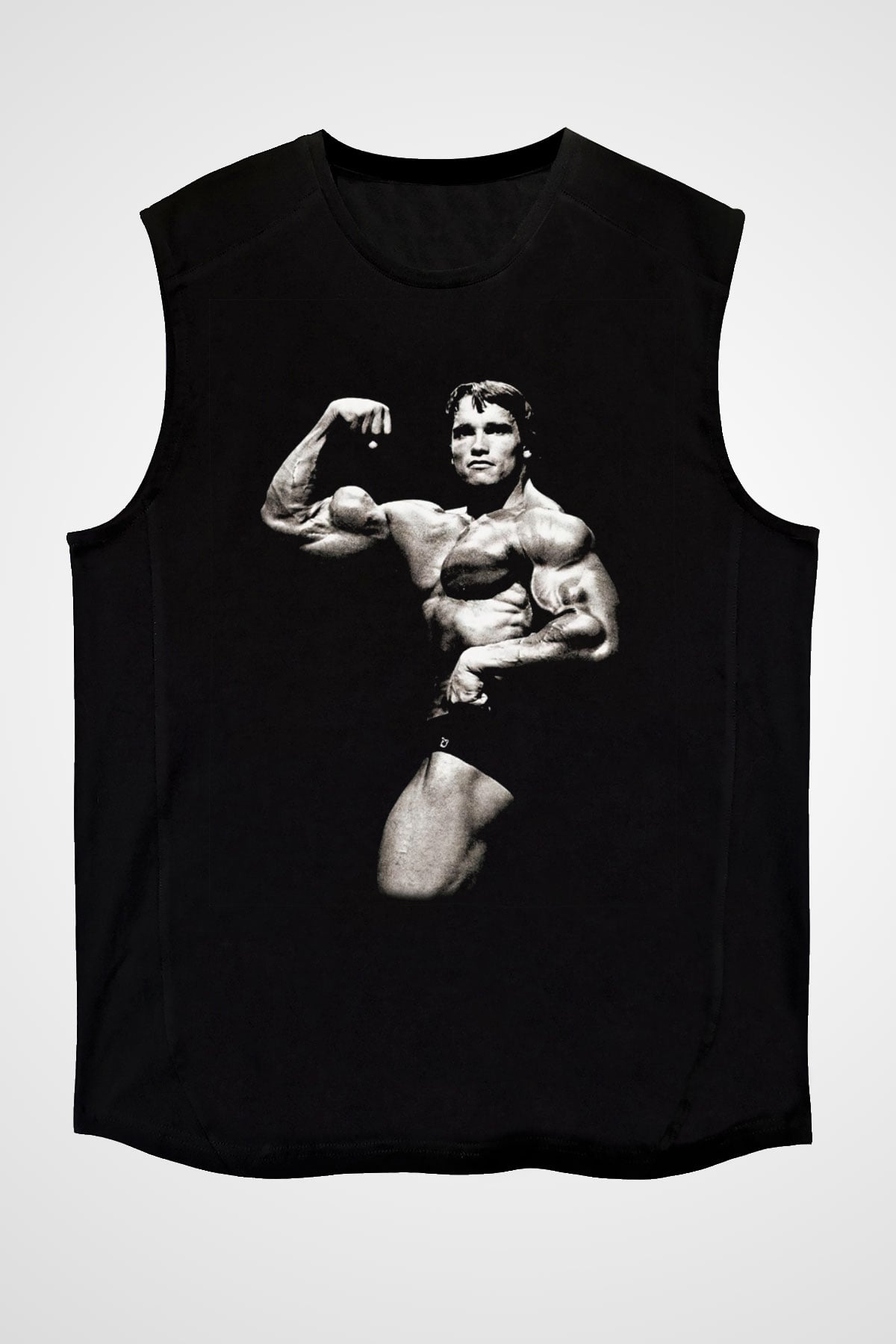 Arnold Schwarzenegger Siyah Unisex Kolsuz Tişört