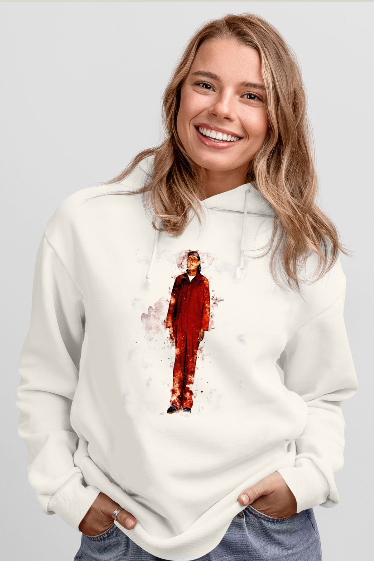 Arrested Development Beyaz Unisex Hoodie