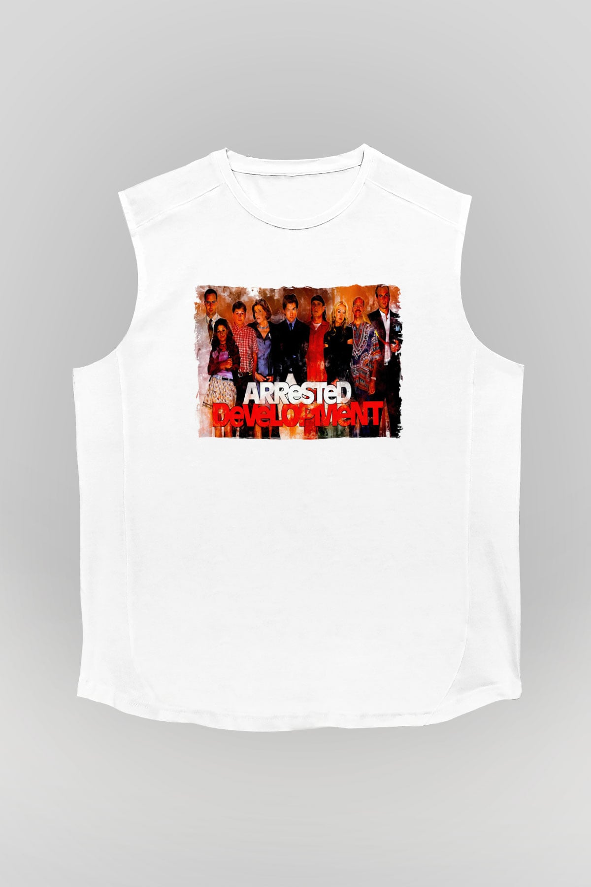 Arrested Development Beyaz Unisex Kolsuz Tişört
