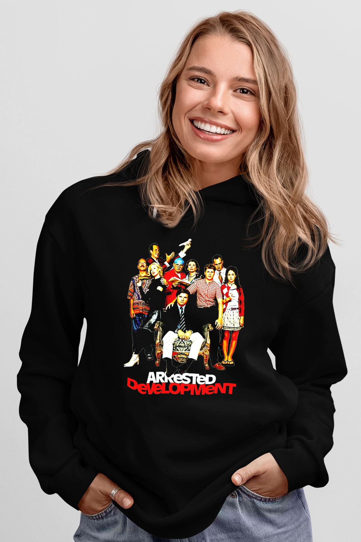 Arrested Development Siyah Unisex Hoodie
