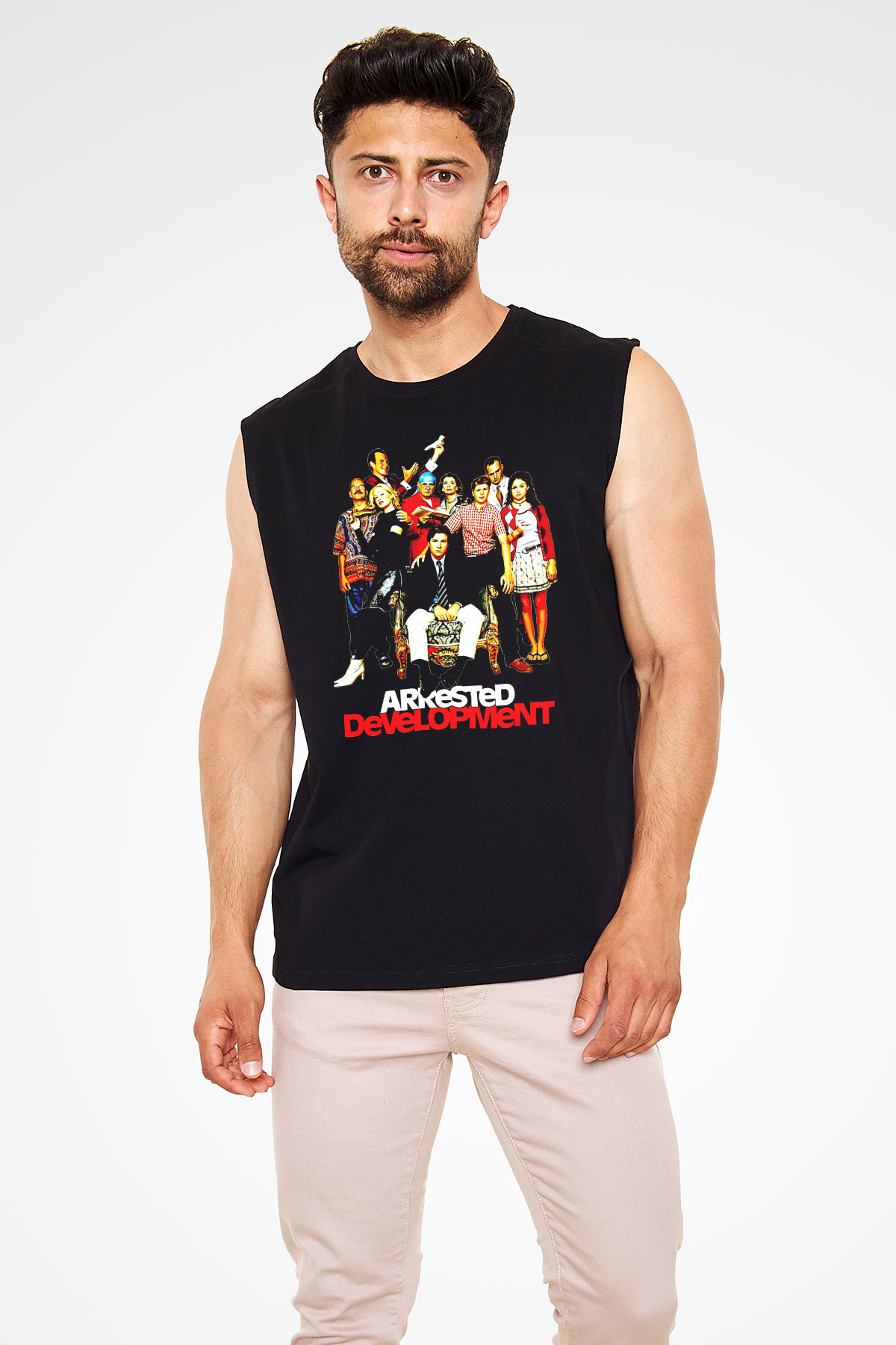 Arrested Development Siyah Unisex Kolsuz Tişört