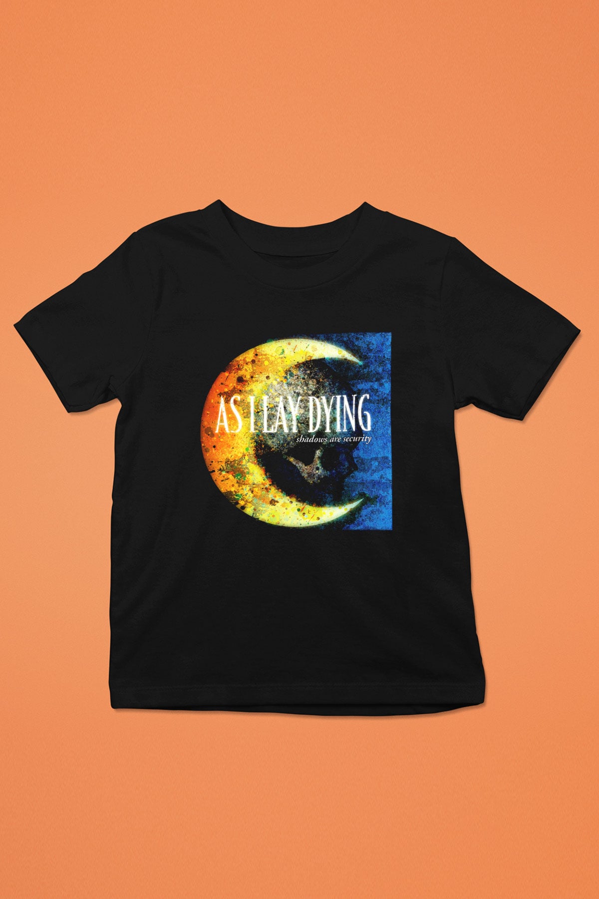 As I Lay Dying Baskılı Siyah Unisex Çocuk Tişört
