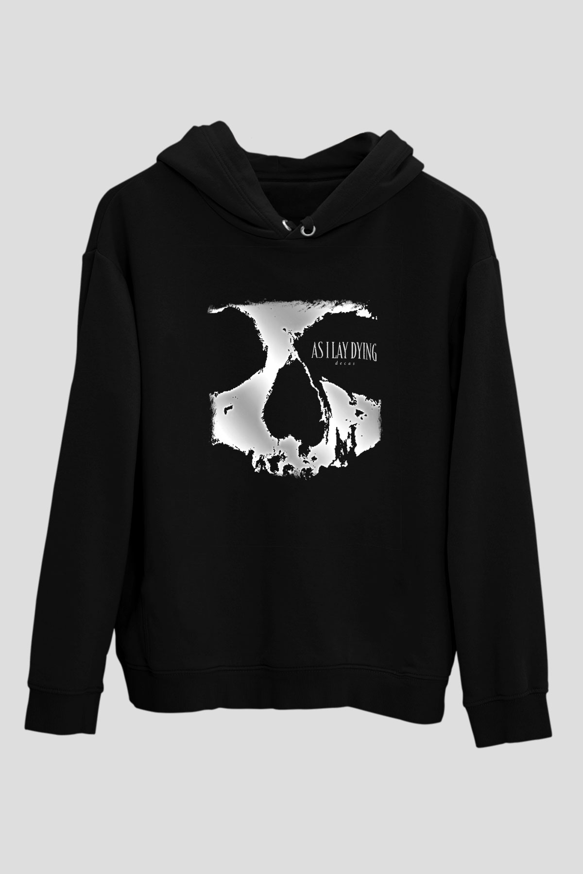 As I Lay Dying Baskılı Unisex Siyah Hoodie