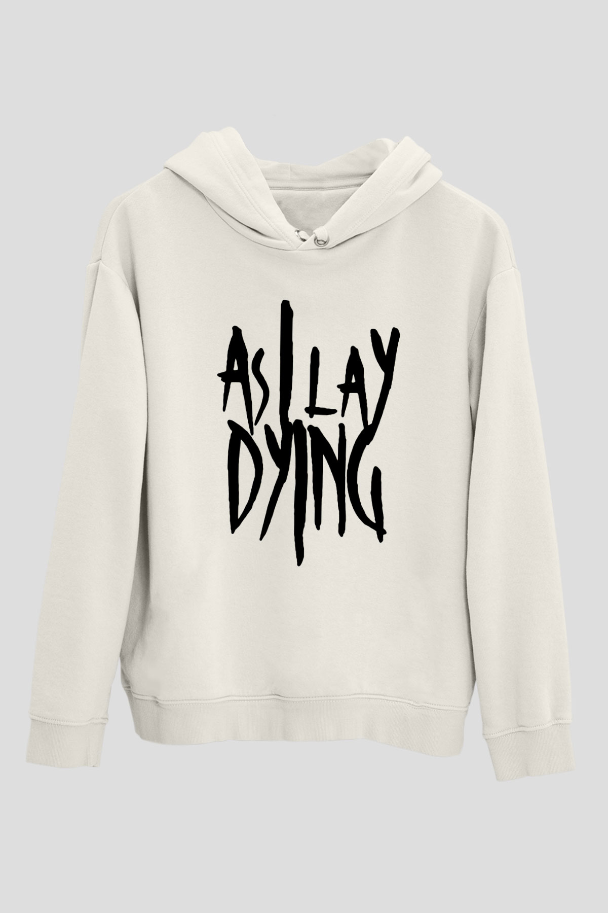 As I Lay Dying Beyaz Unisex Kapşonlu Sweatshirt