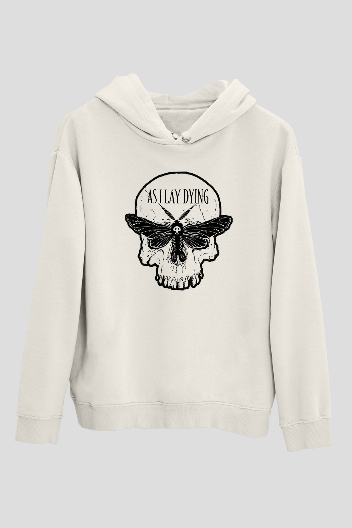 As I Lay Dying Beyaz Unisex Kapüşonlu Sweatshirt