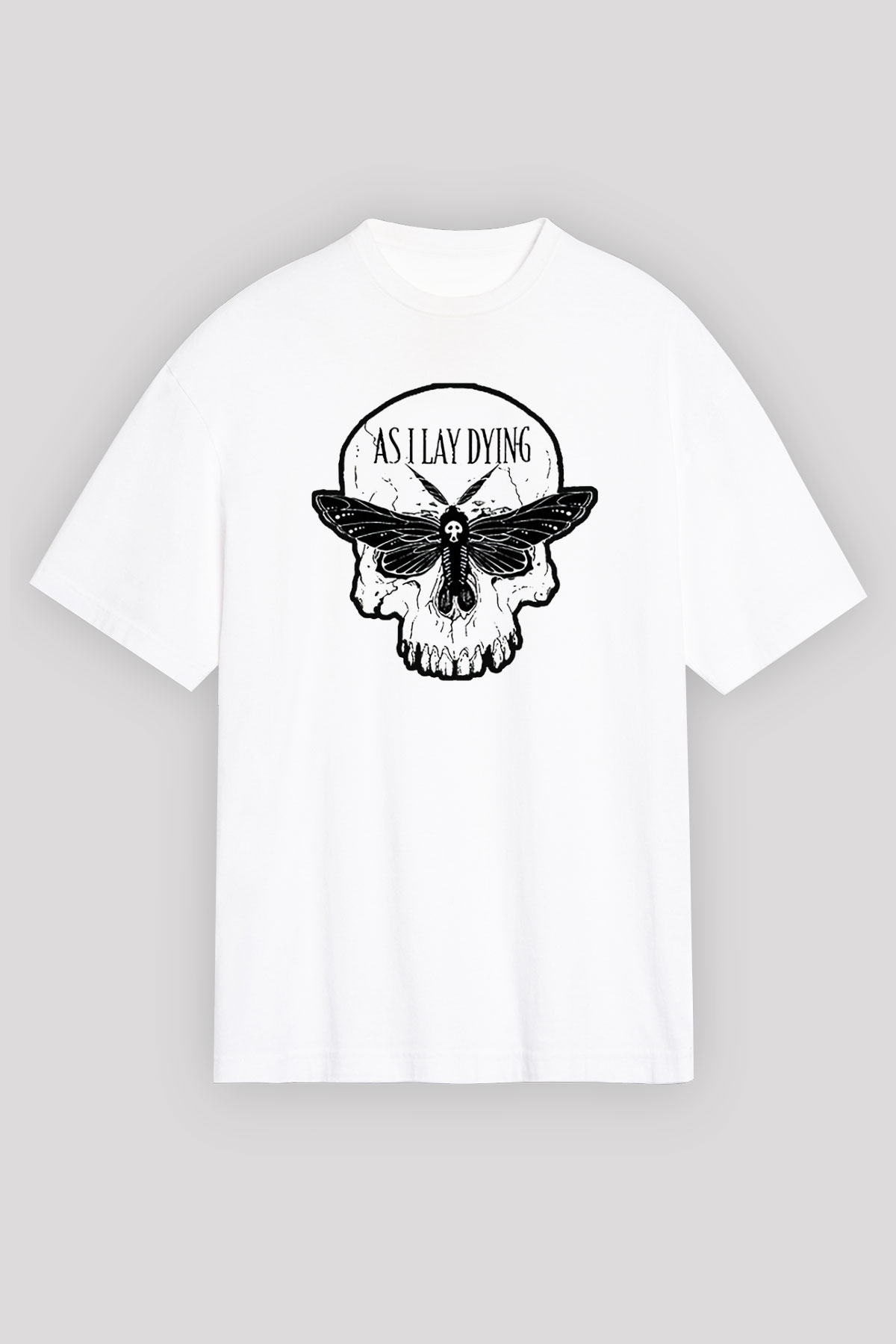 As I Lay Dying Beyaz Unisex Tişört T-Shirt - TişörtFabrikası