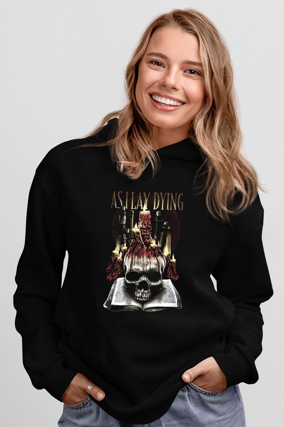 As I Lay Dying Siyah Unisex Kapüşonlu Sweatshirt