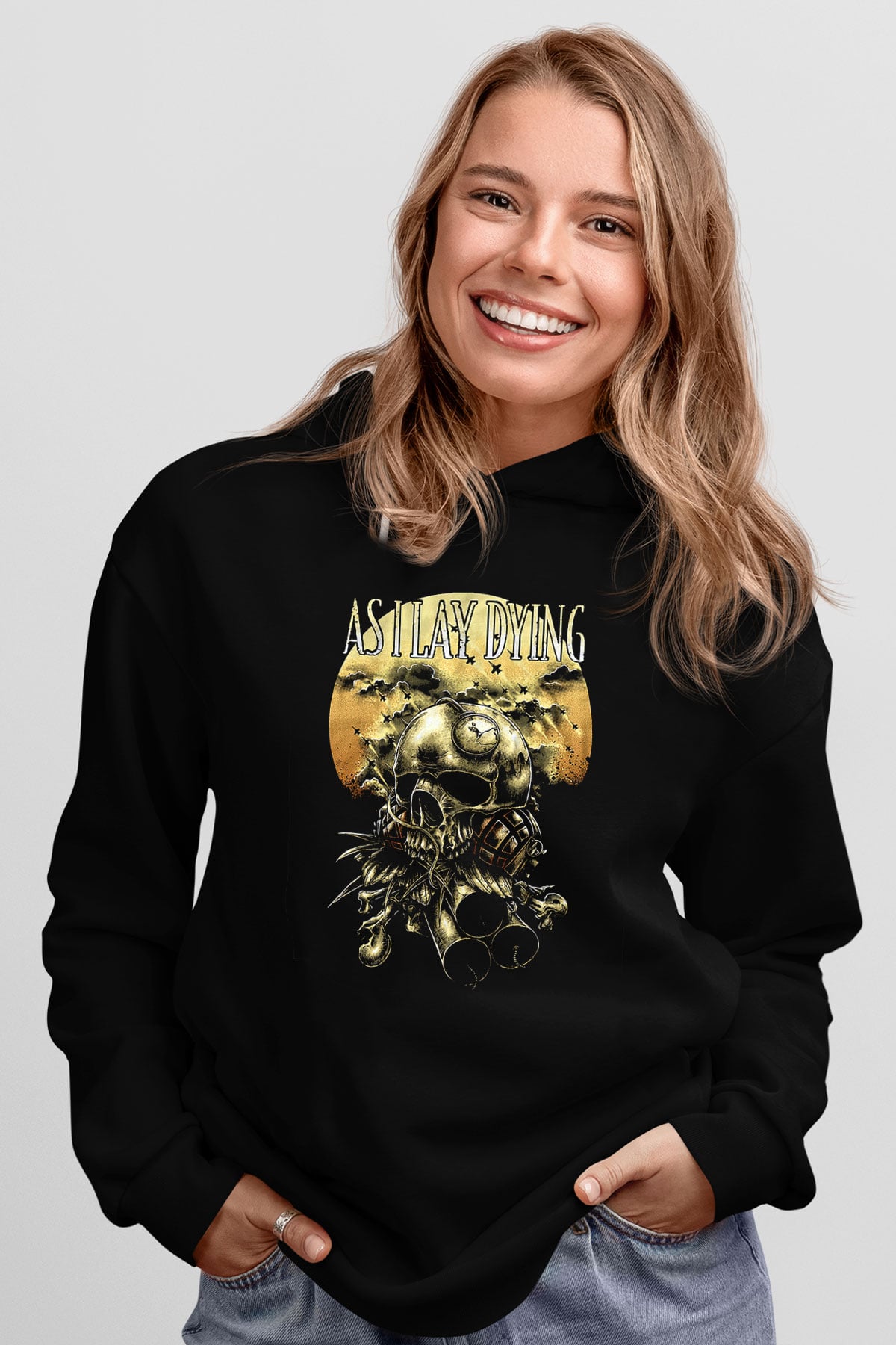 As I Lay Dying Siyah Unisex Kapüşonlu Sweatshirt
