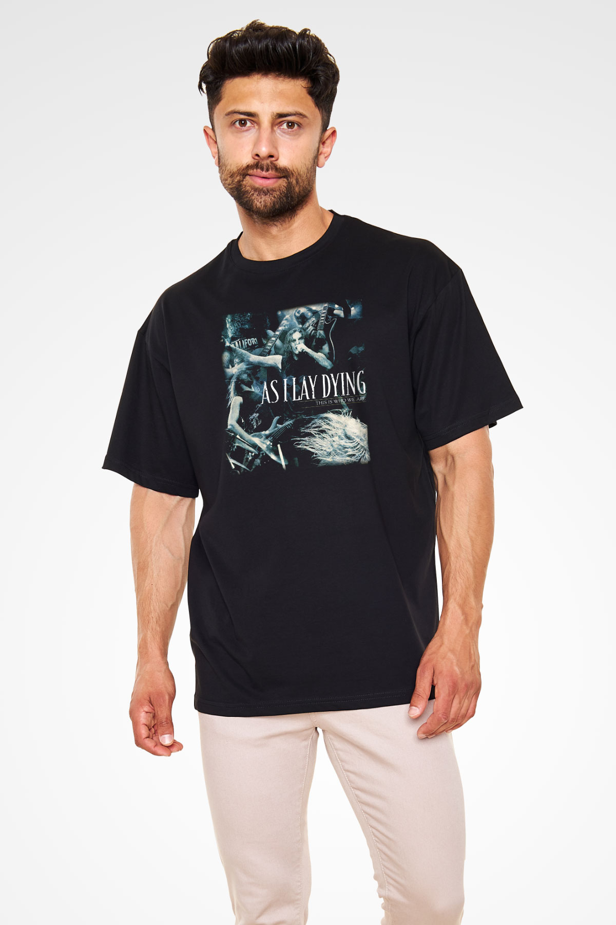 As I Lay Dying Siyah Unisex Oversize Tişört T-Shirt