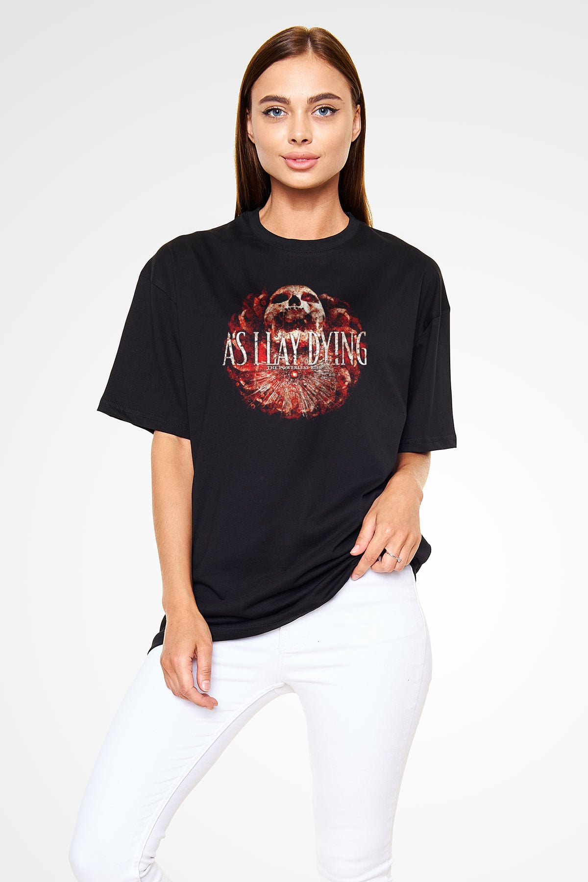 As I Lay Dying Siyah Unisex Oversize Tişört T-Shirt