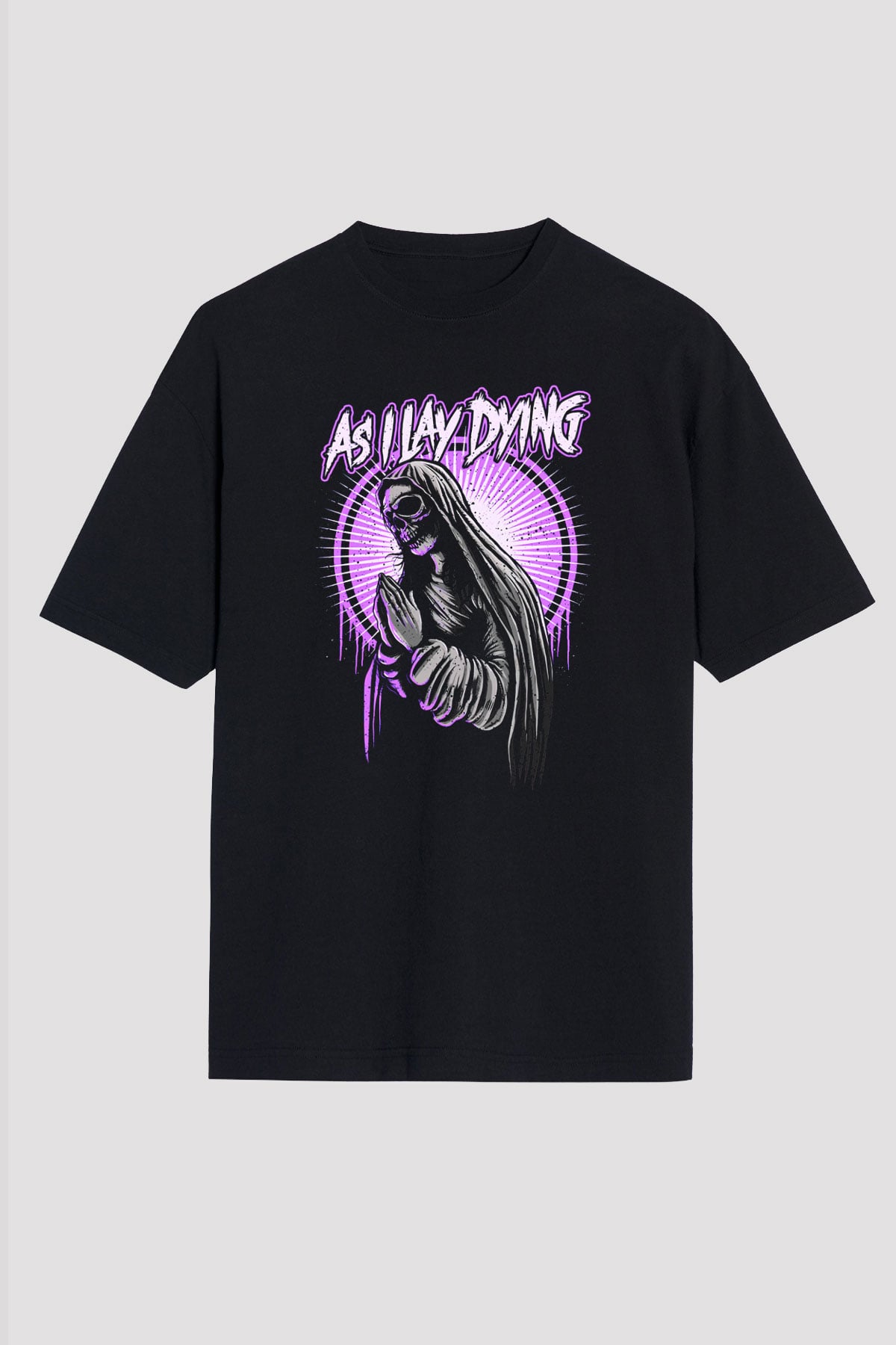 As I Lay Dying Siyah Unisex Oversize Tişört T-Shirt