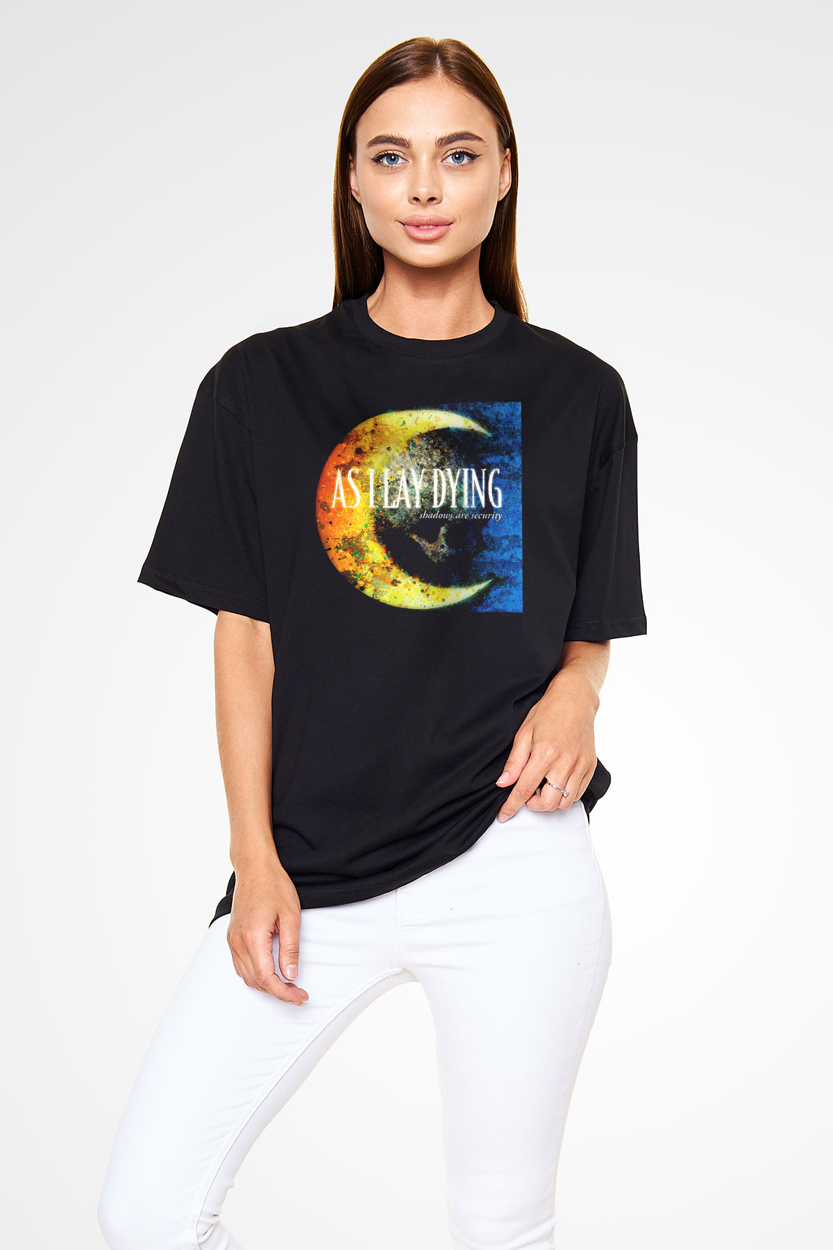 As I Lay Dying Siyah Unisex Oversize Tişört T-Shirt