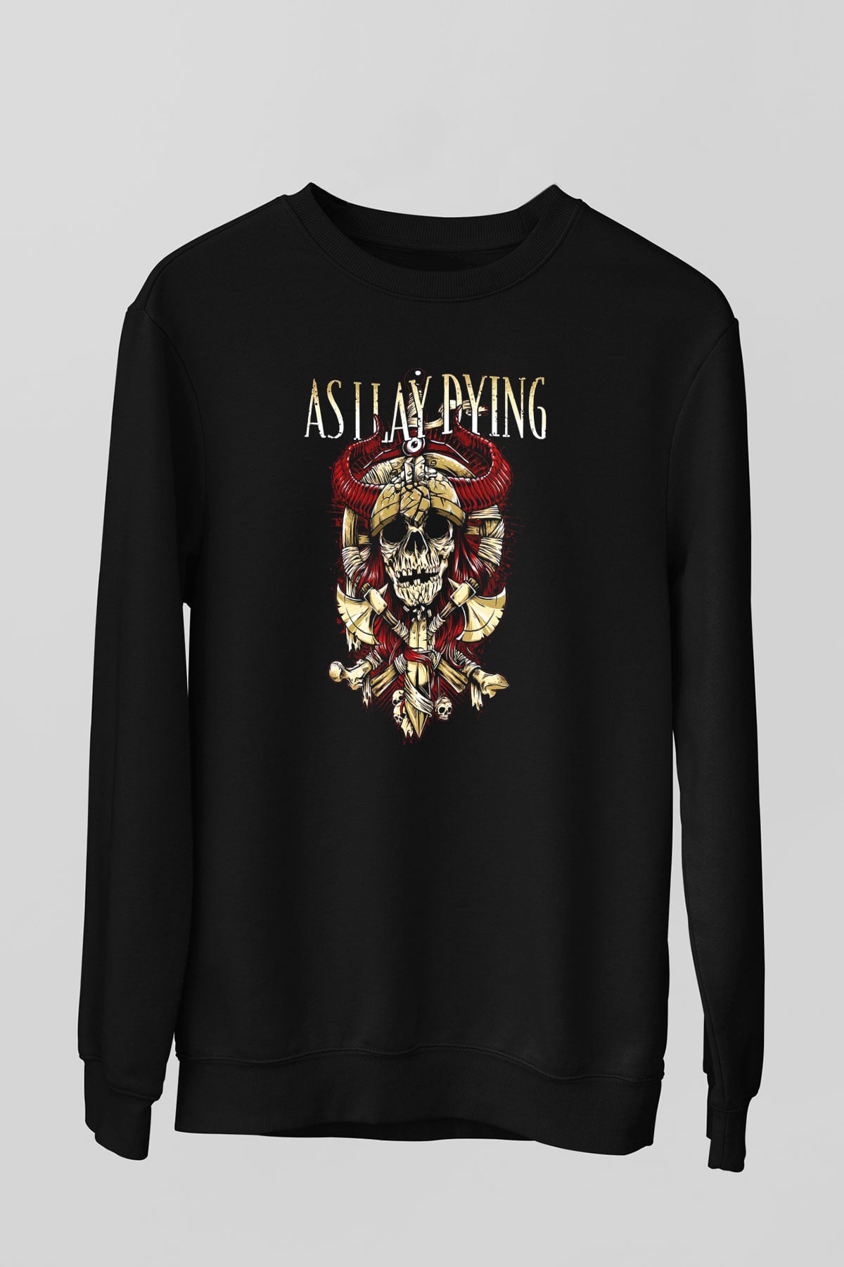 As I Lay Dying Siyah Unisex Sweatshirt