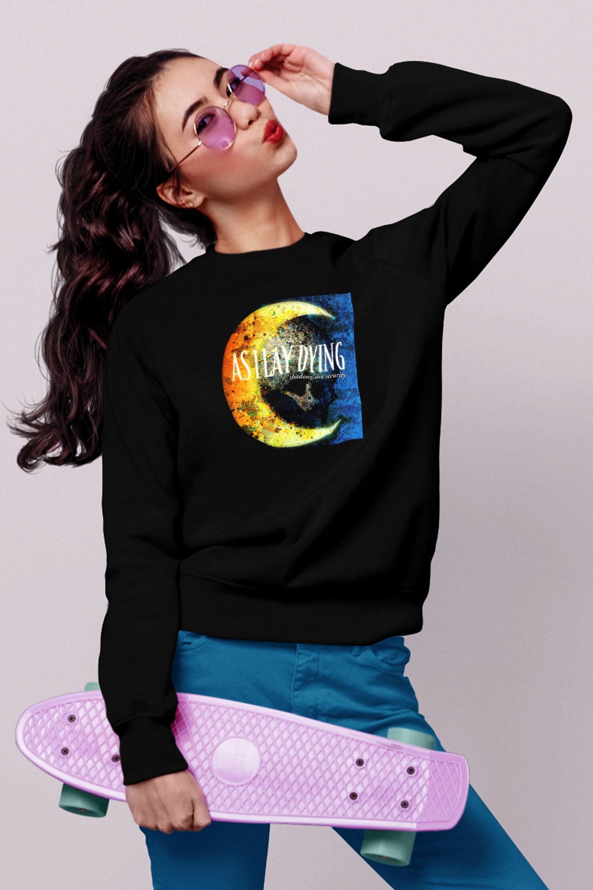 As I Lay Dying Siyah Unisex Sweatshirt
