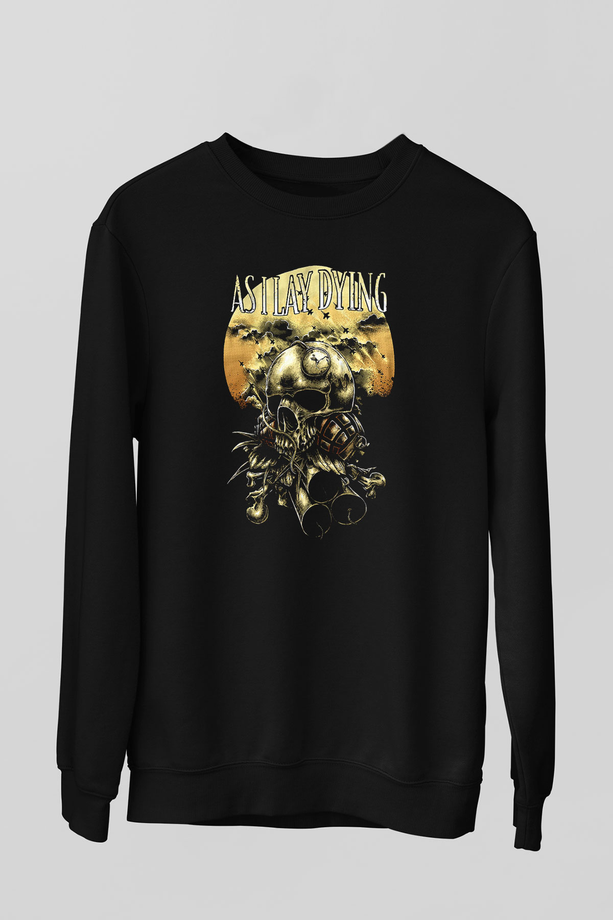 As I Lay Dying Siyah Unisex Sweatshirt
