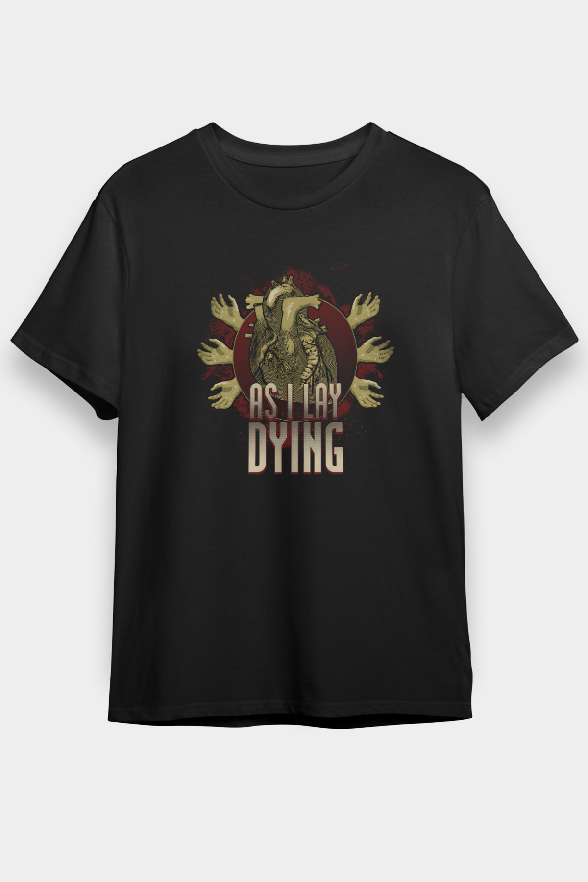 As I Lay Dying Siyah Unisex Tişört T-Shirt - TişörtFabrikası