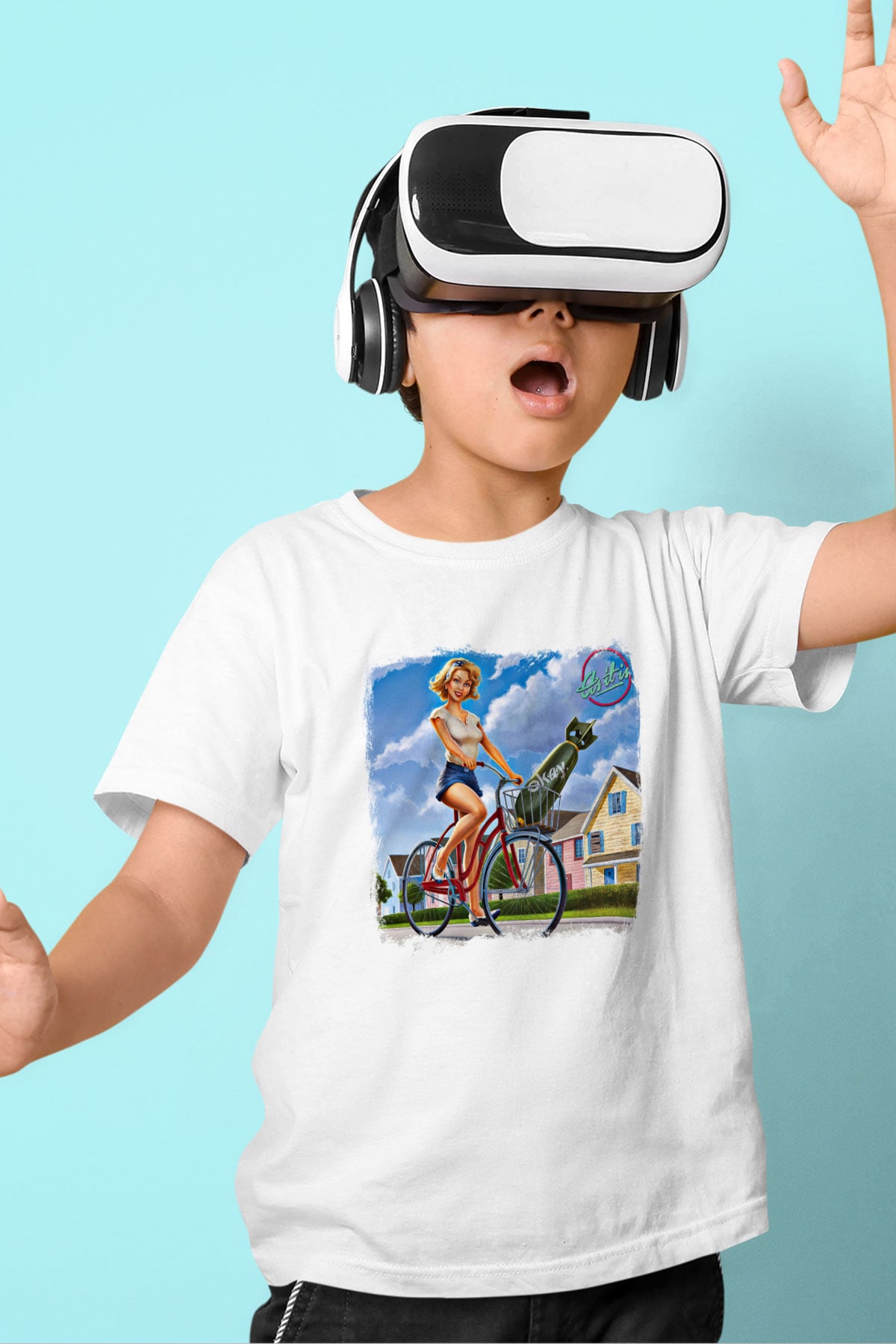 As It Is Baskılı Unisex Beyaz Çocuk Tişört